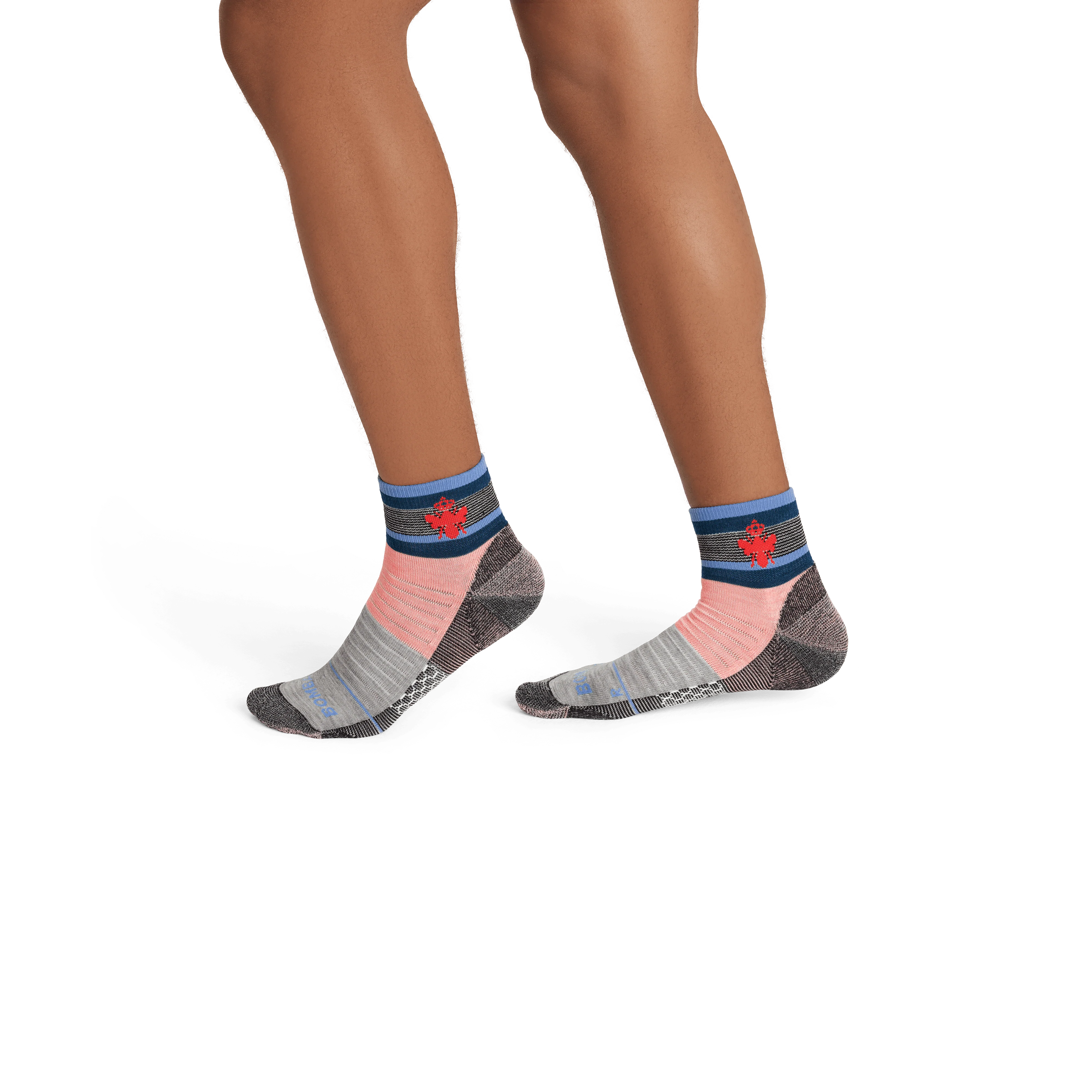 Cotopaxi x Bombas Merino Wool Blend Hiking Quarter Sock 3-Pack & Fanny Pack - Image 4