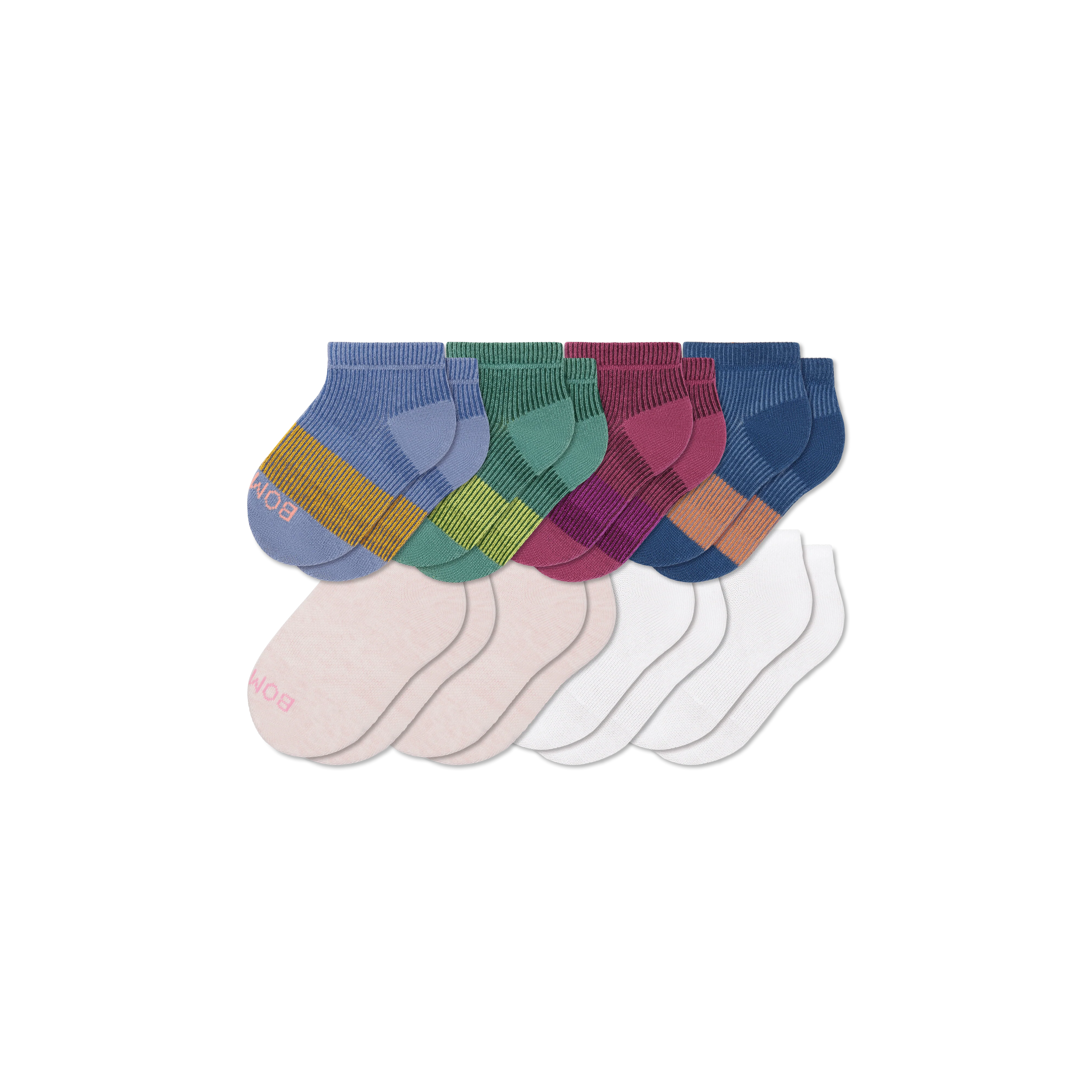 Junior Lightweight Ankle Sock 8-Pack - Image 51