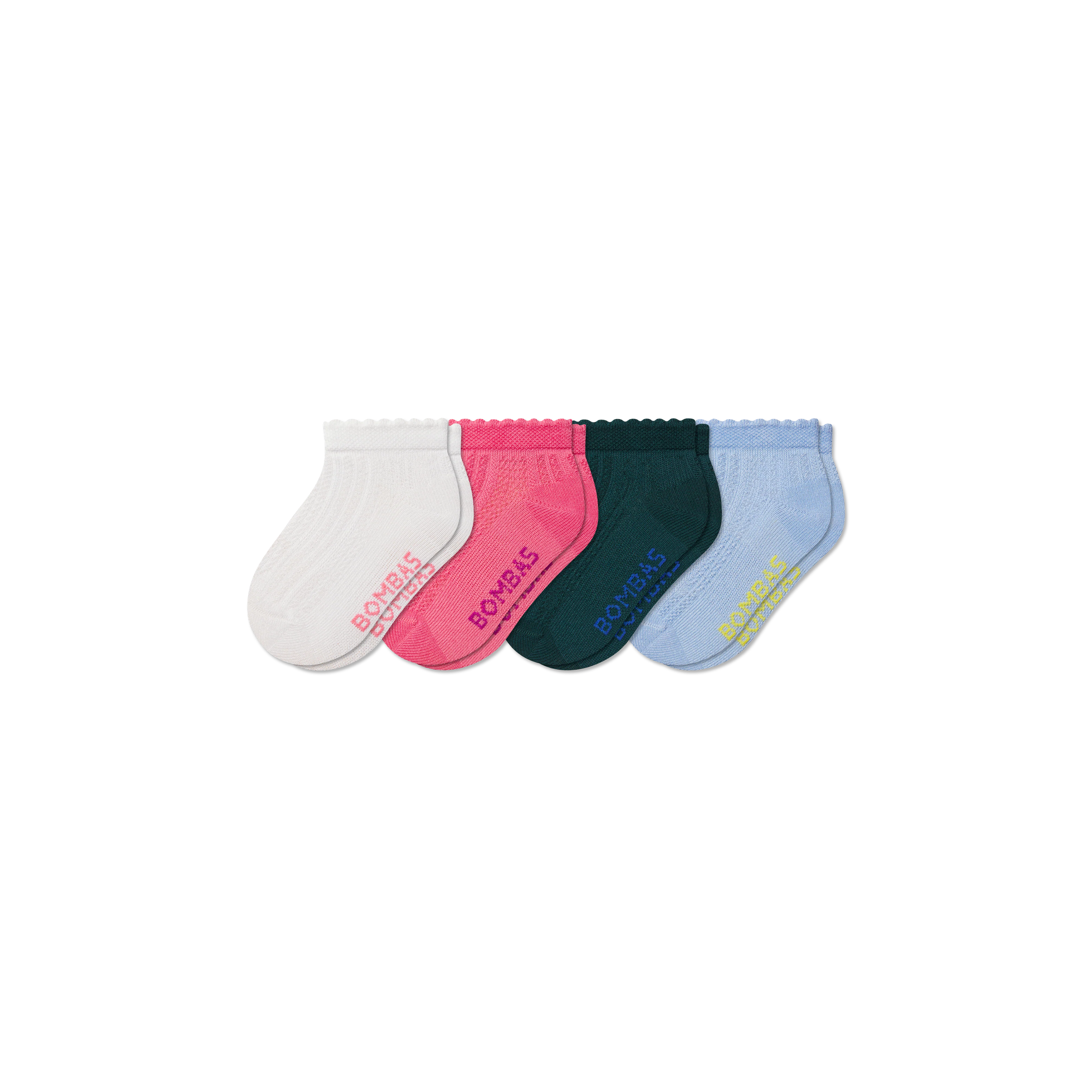 Junior Lightweight Ankle Sock 4-Pack - Image 6