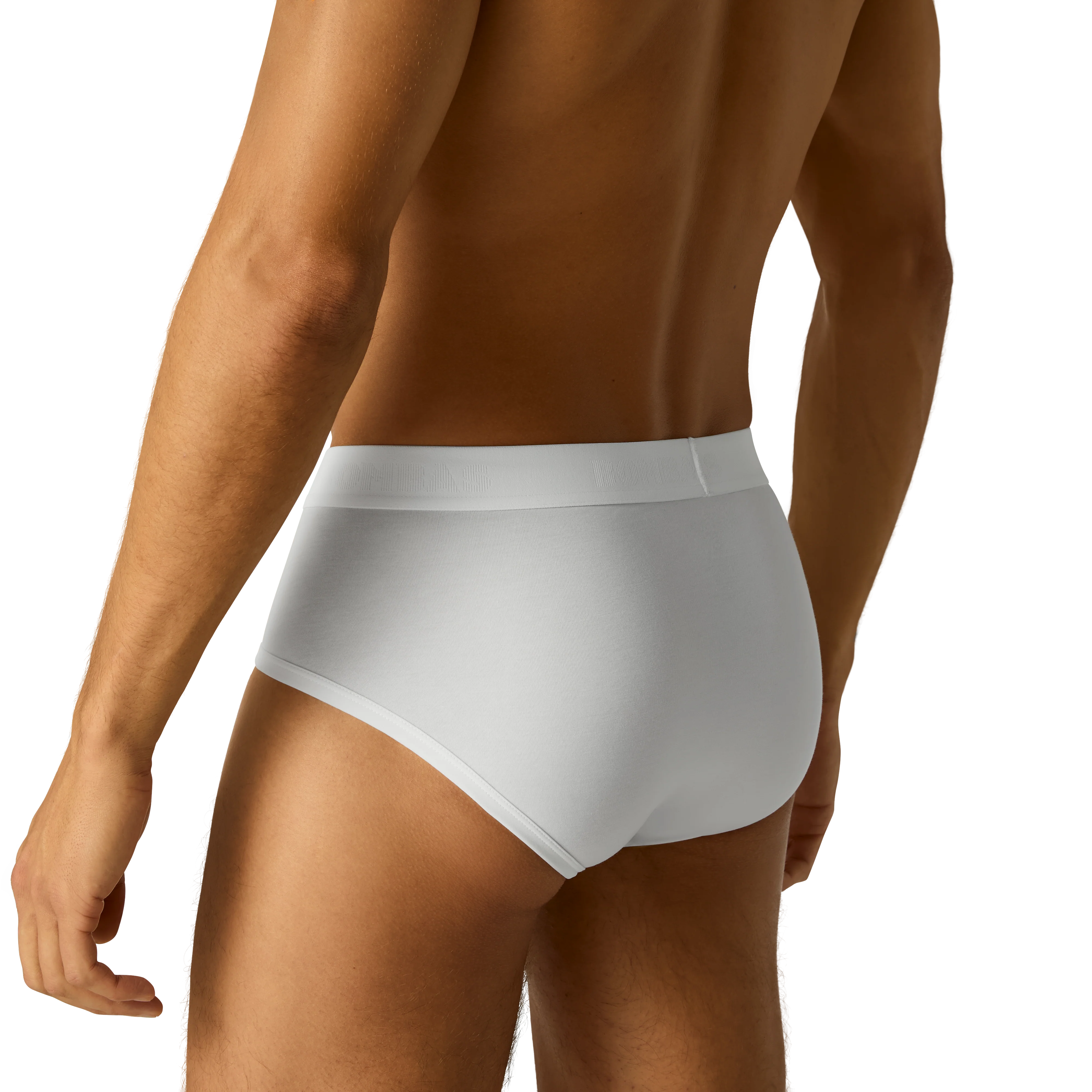 Men's Cotton Modal Blend Flyless Brief 3-Pack - Image 4