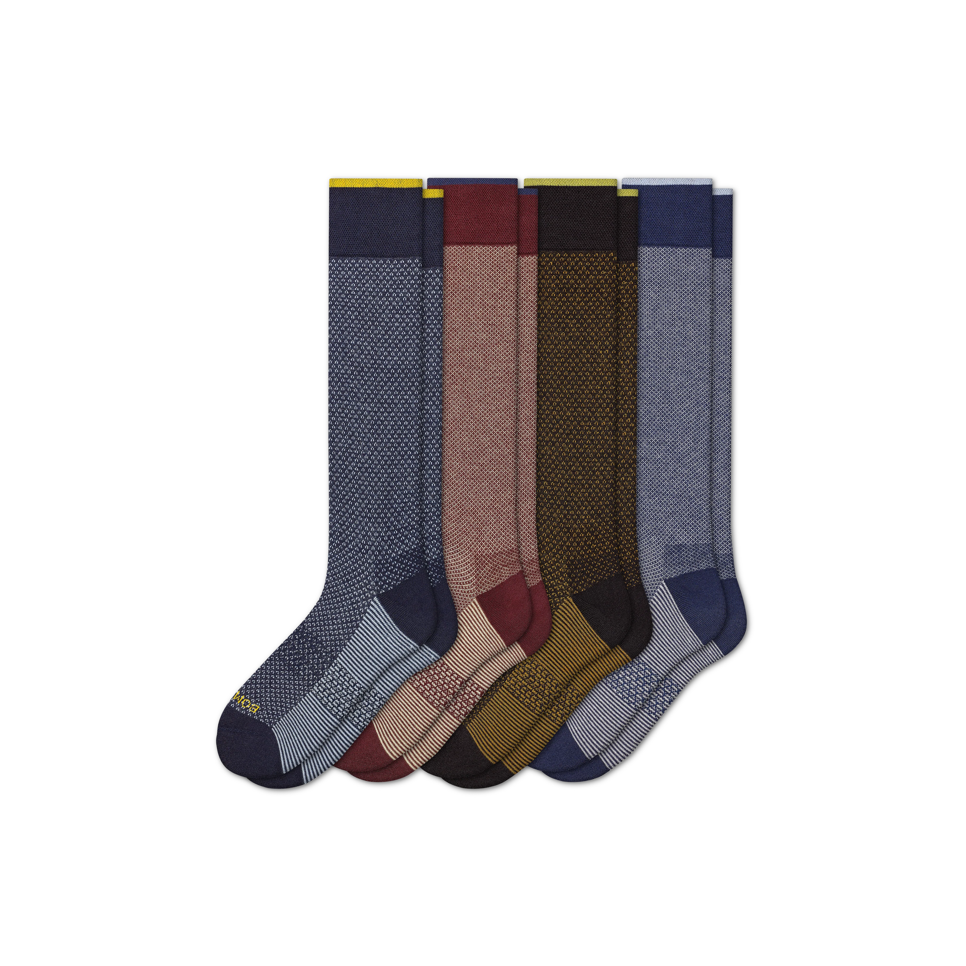 Men's Dress Over the Calf Sock 4-Pack - Image 24