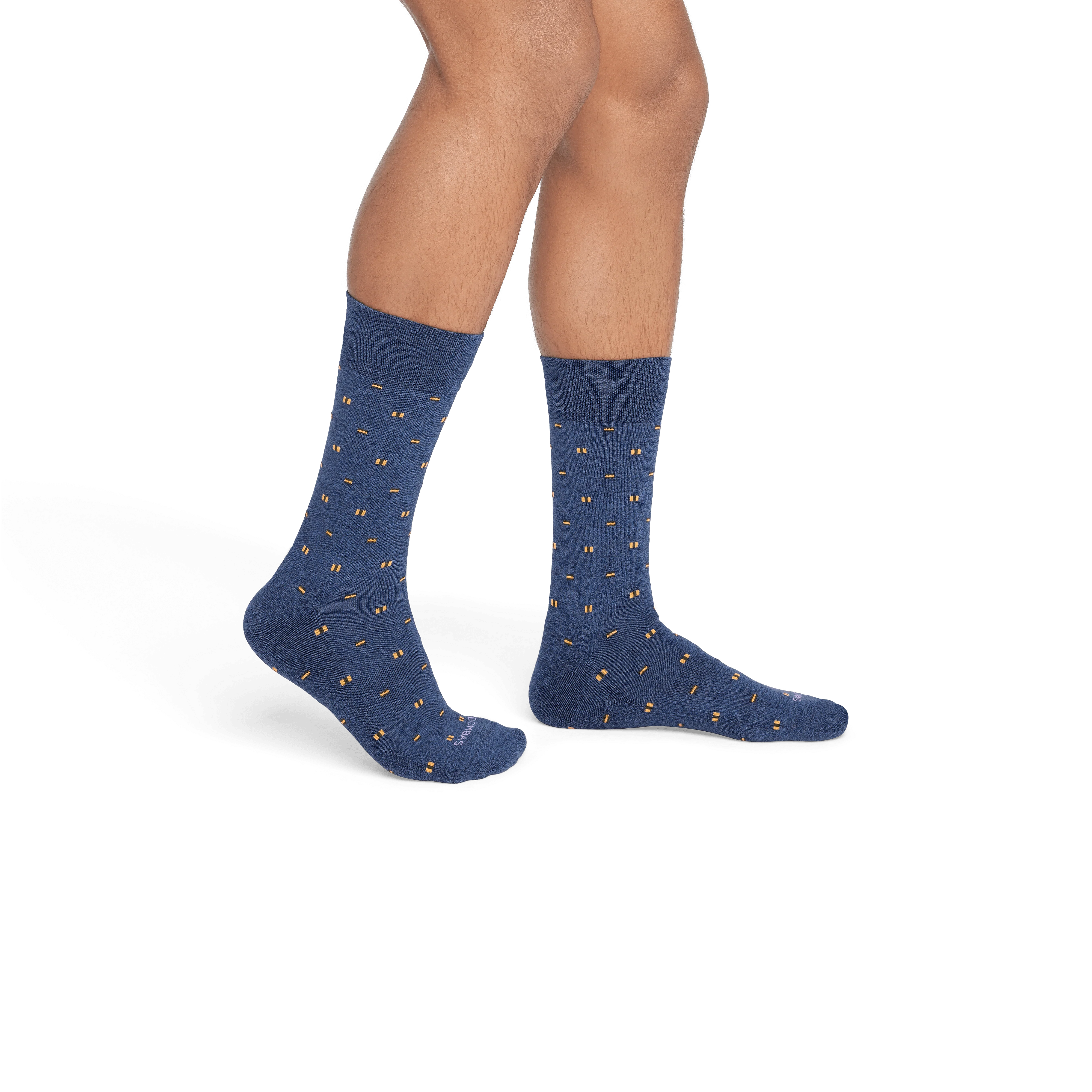 Men’s Geo Dress Calf Socks - Image 11