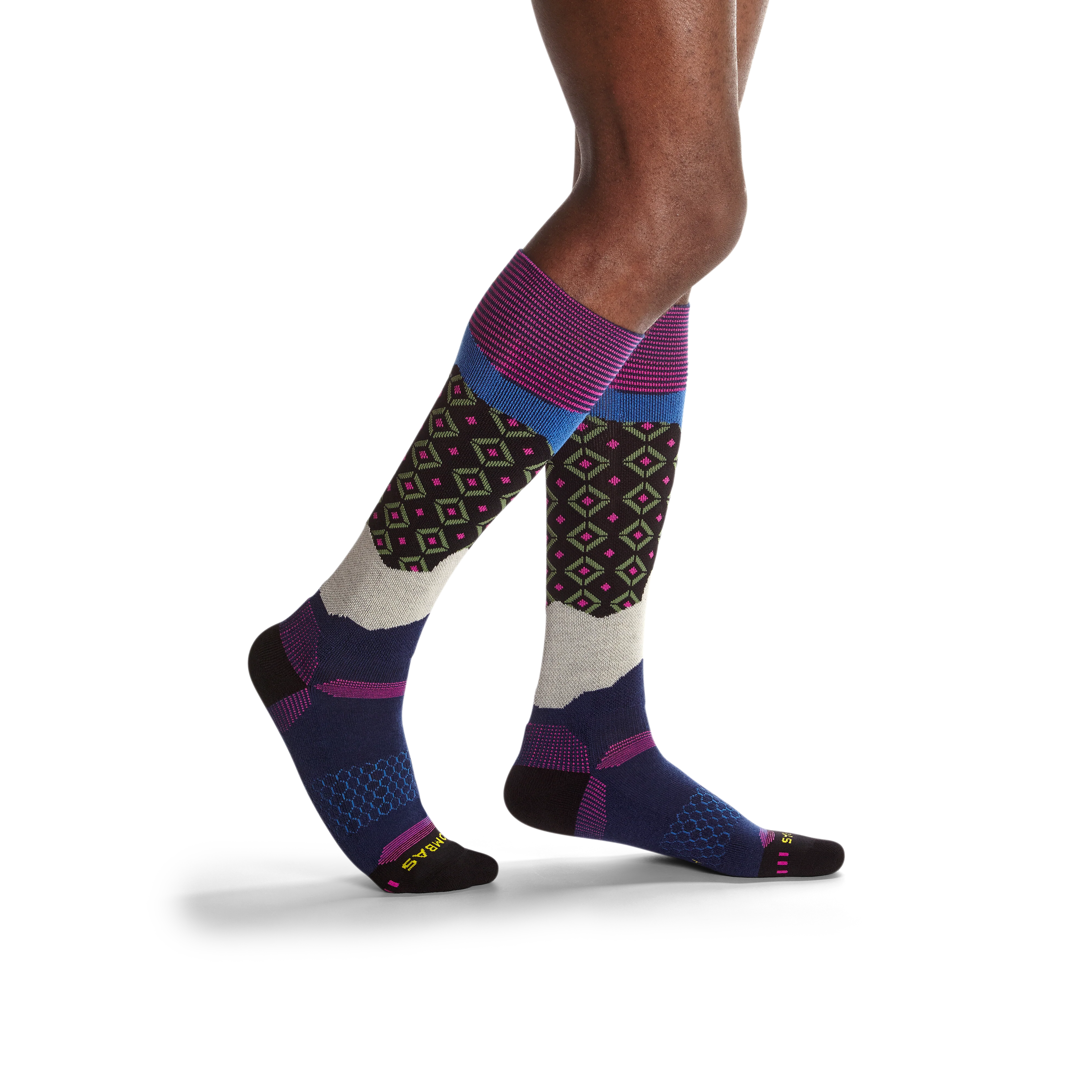 Men's Heavyweight Merino Wool Blend Ski & Snowboard Sock 2-Pack Gift Bag - Image 2