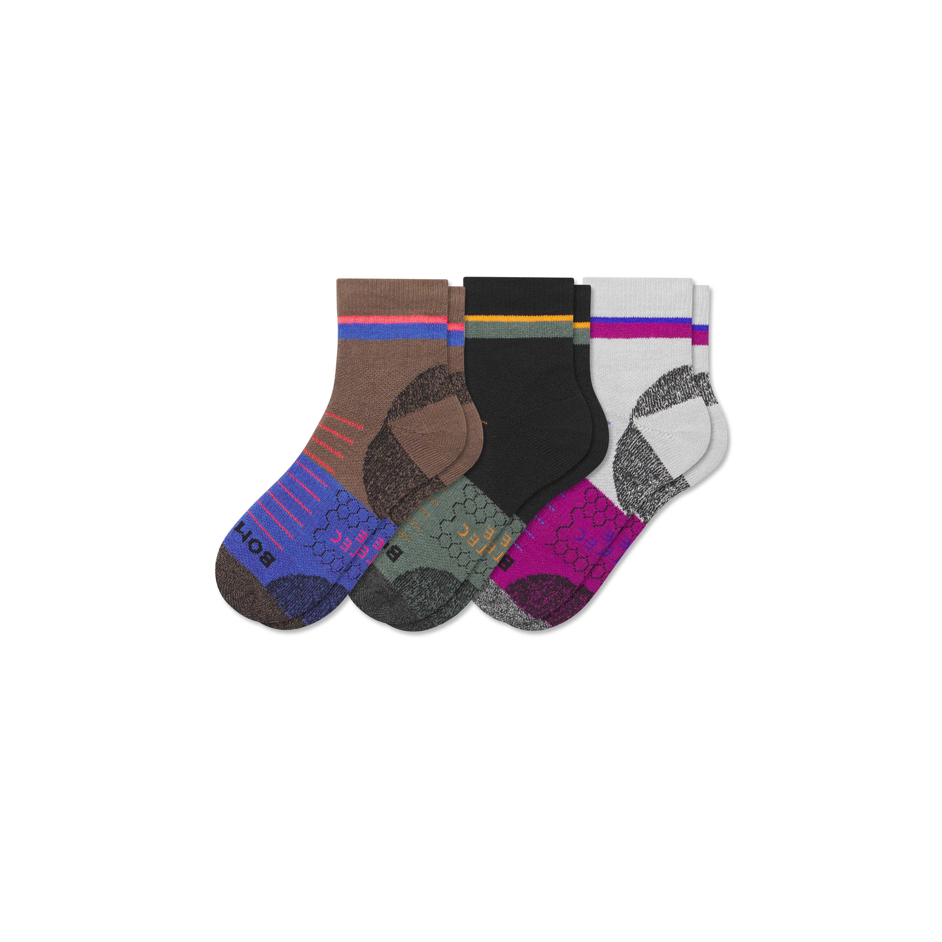 Men's Hiking Quarter Sock 3-Pack - Image 22