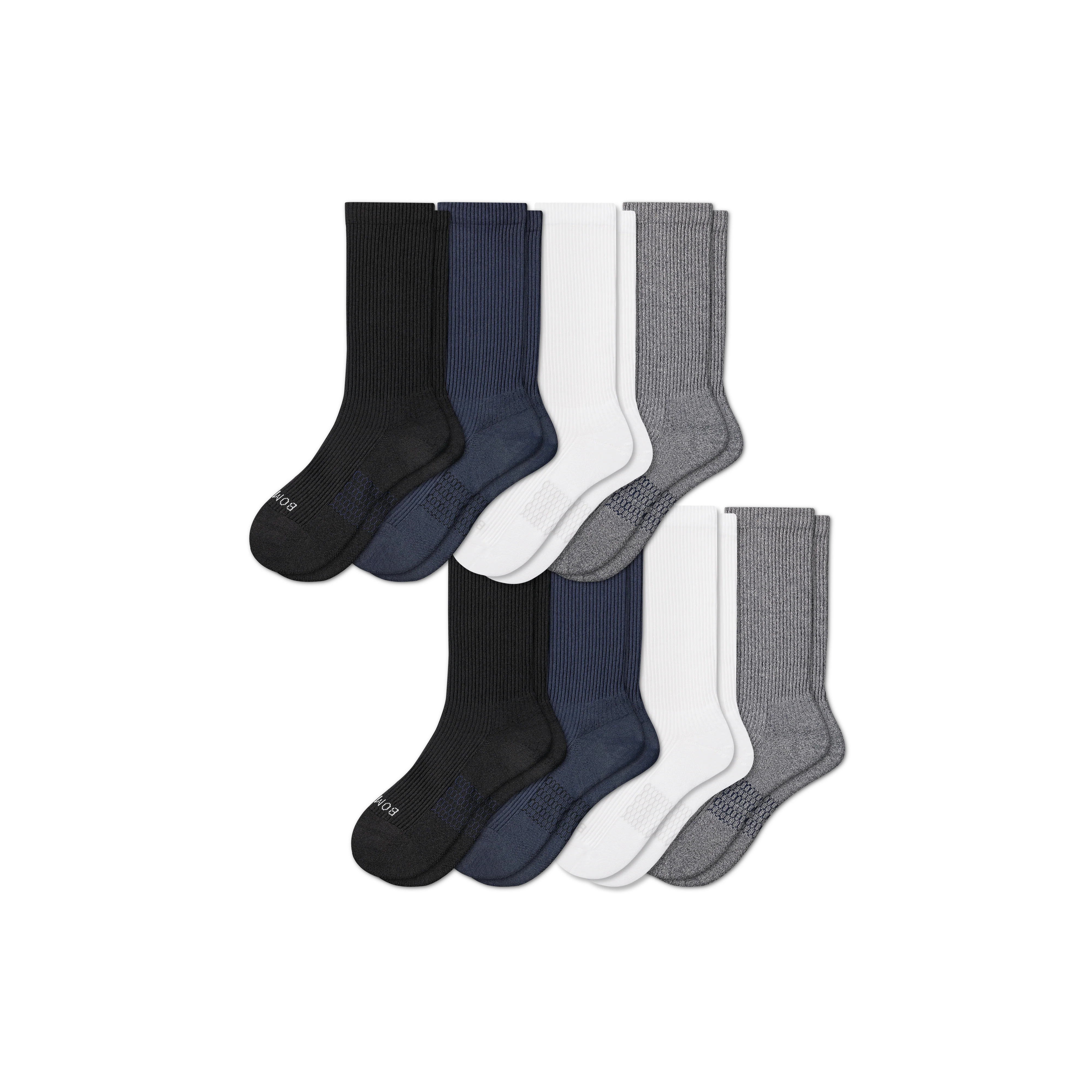 Men's Modern Rib Calf Sock 8-Pack