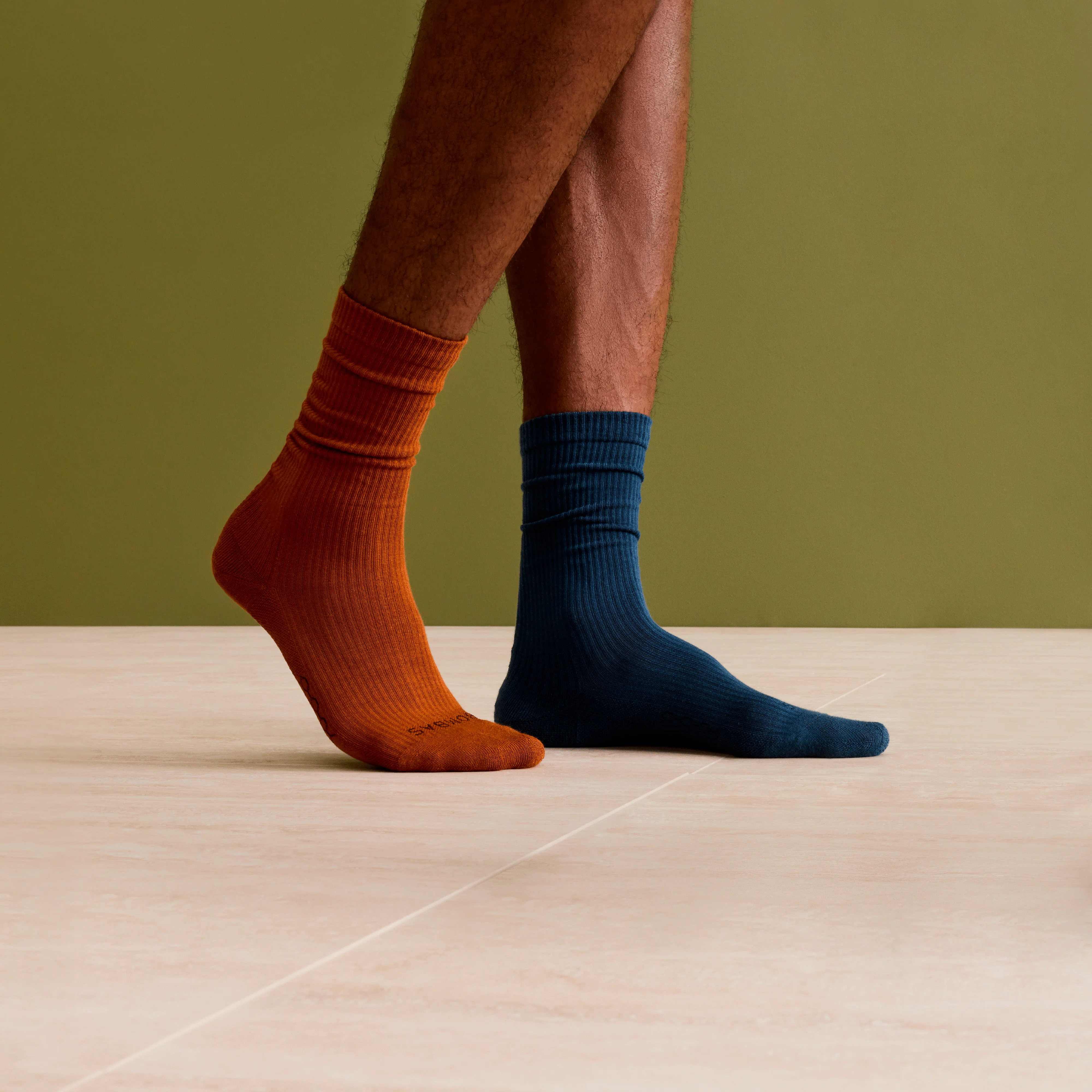 Men's Modern Rib Calf Socks - Image 8