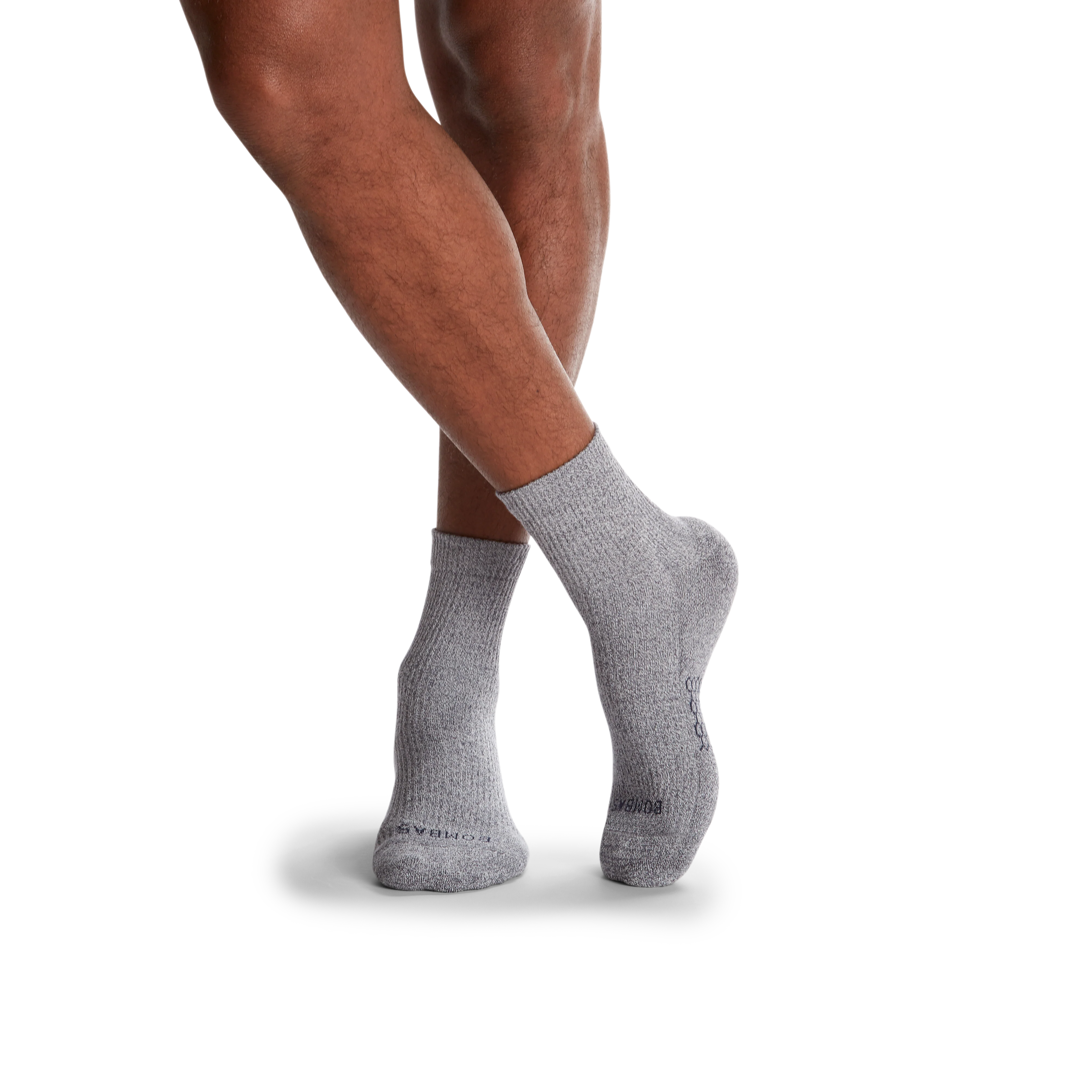 Men's Modern Rib Quarter Socks - Image 7
