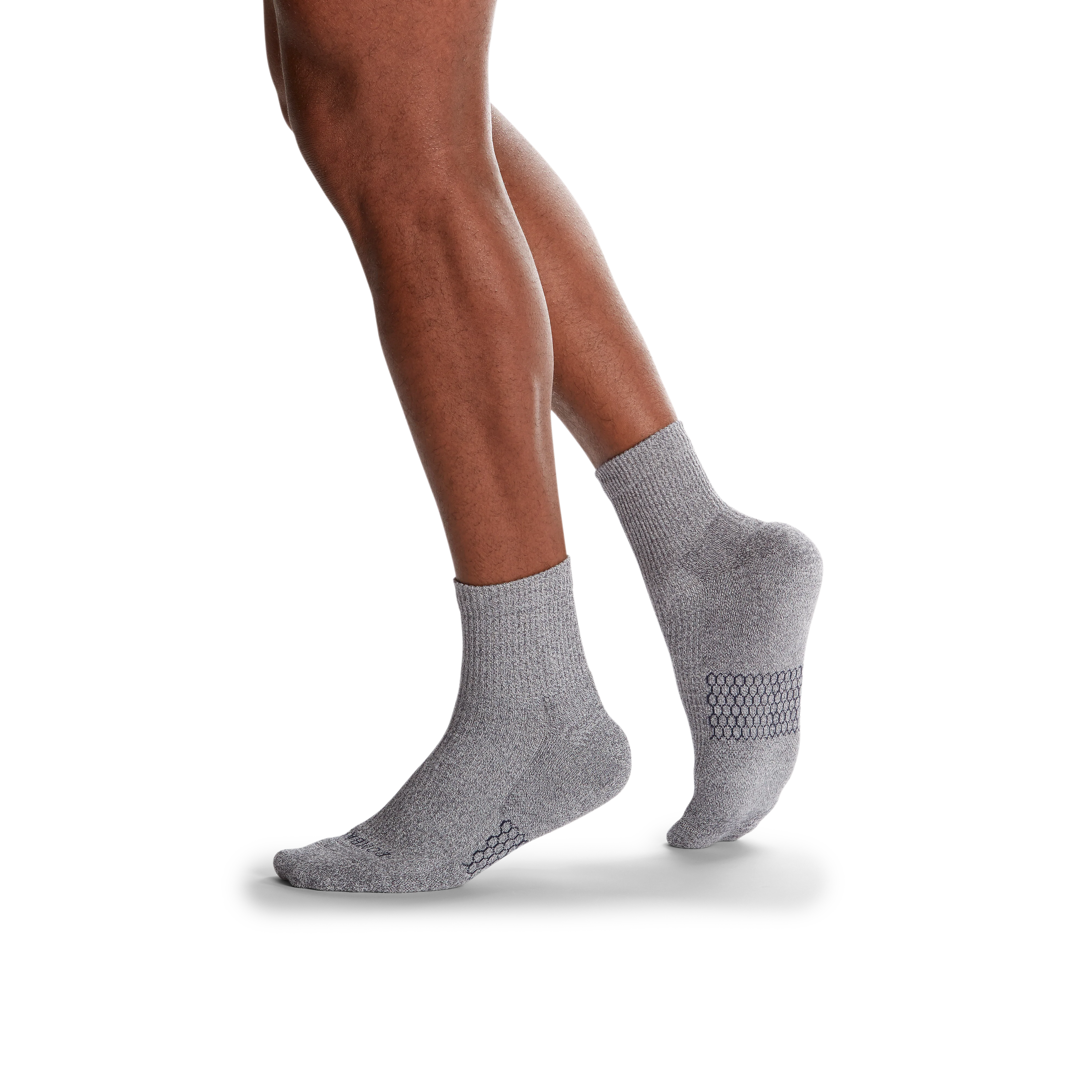 Men's Modern Rib Quarter Socks - Image 8