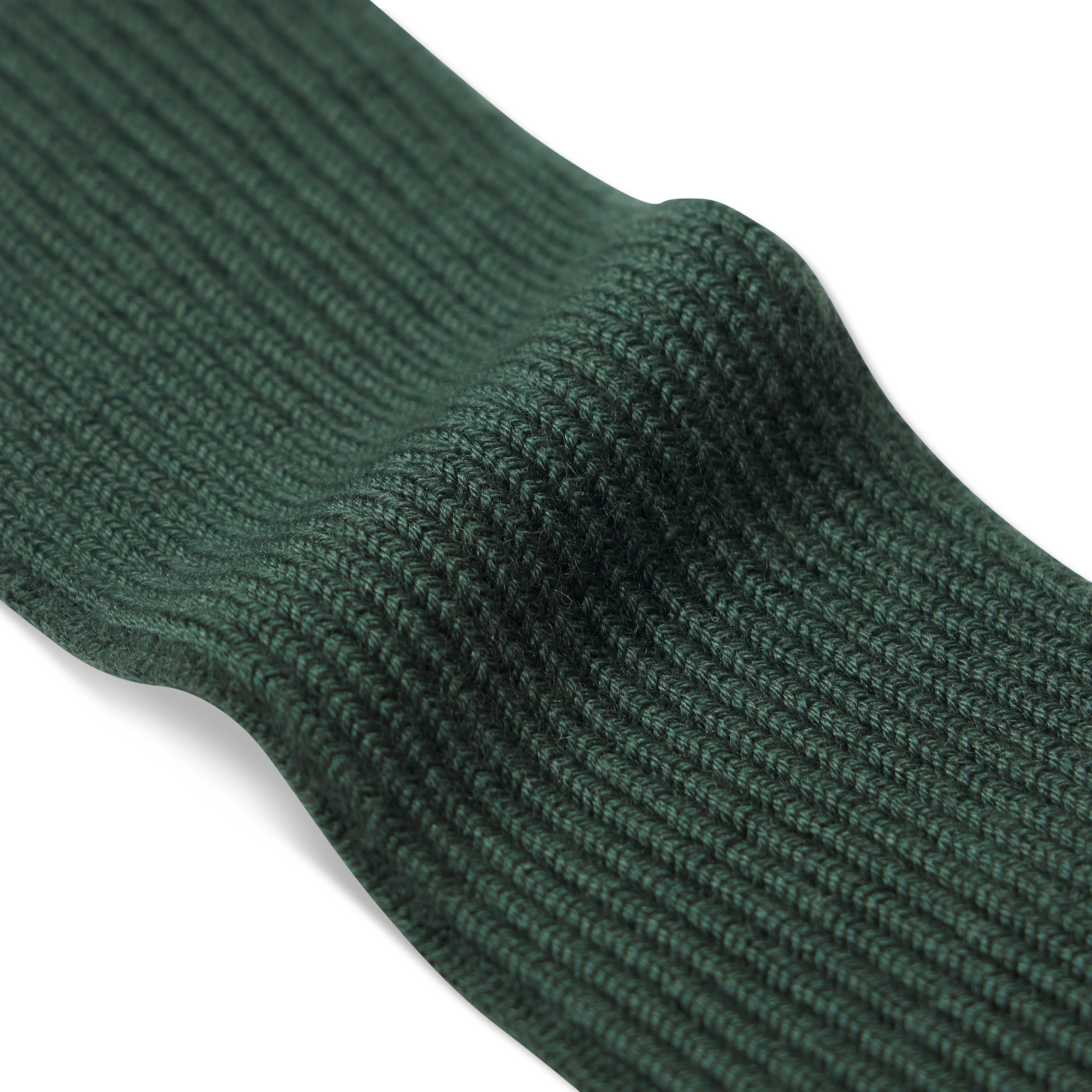 Men's Merino Cashmere Blend Fine Rib Calf Socks - Image 7