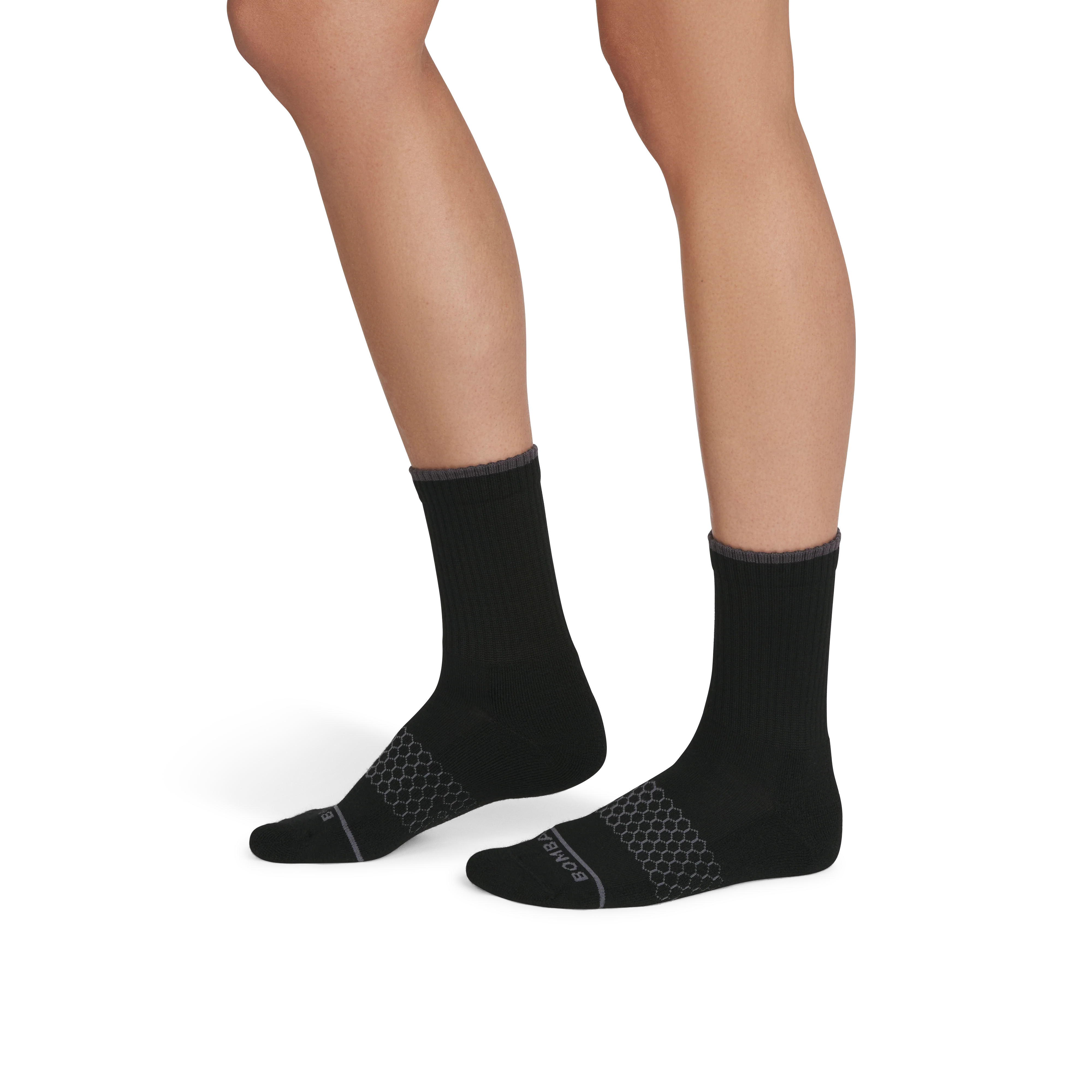 Men's Merino Wool Blend Half Calf Socks - Image 17