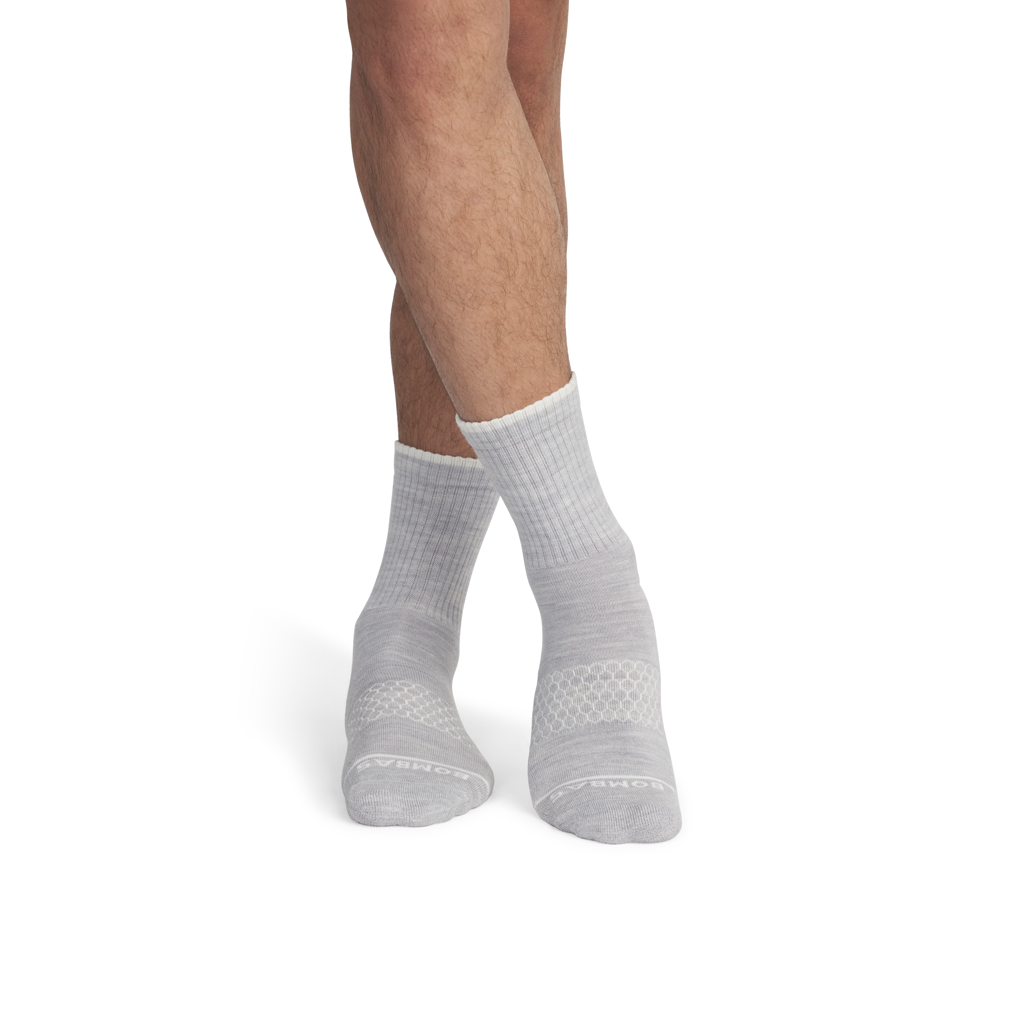 Men's Merino Wool Blend Half Calf Socks - Image 26