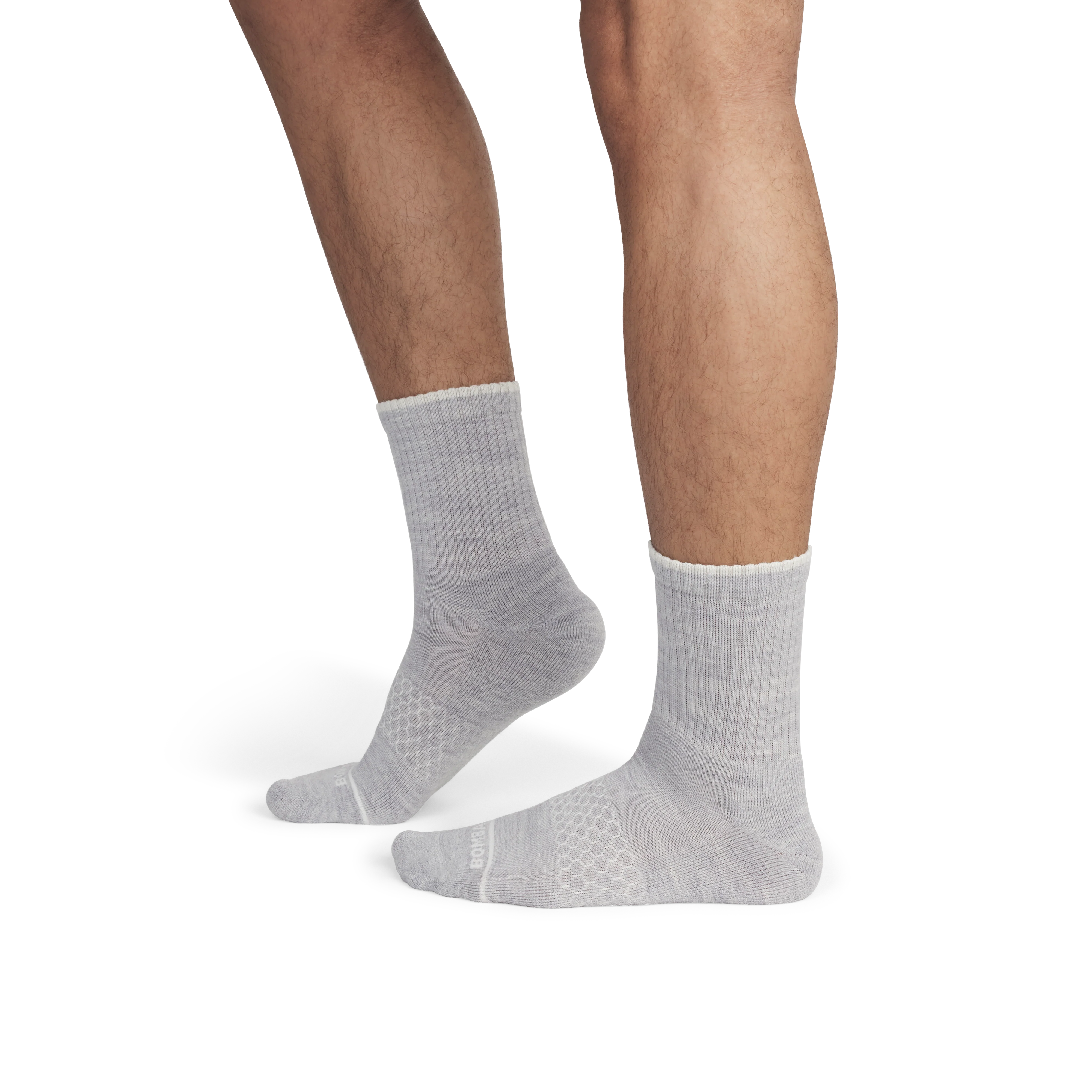Men's Merino Wool Blend Half Calf Socks - Image 27