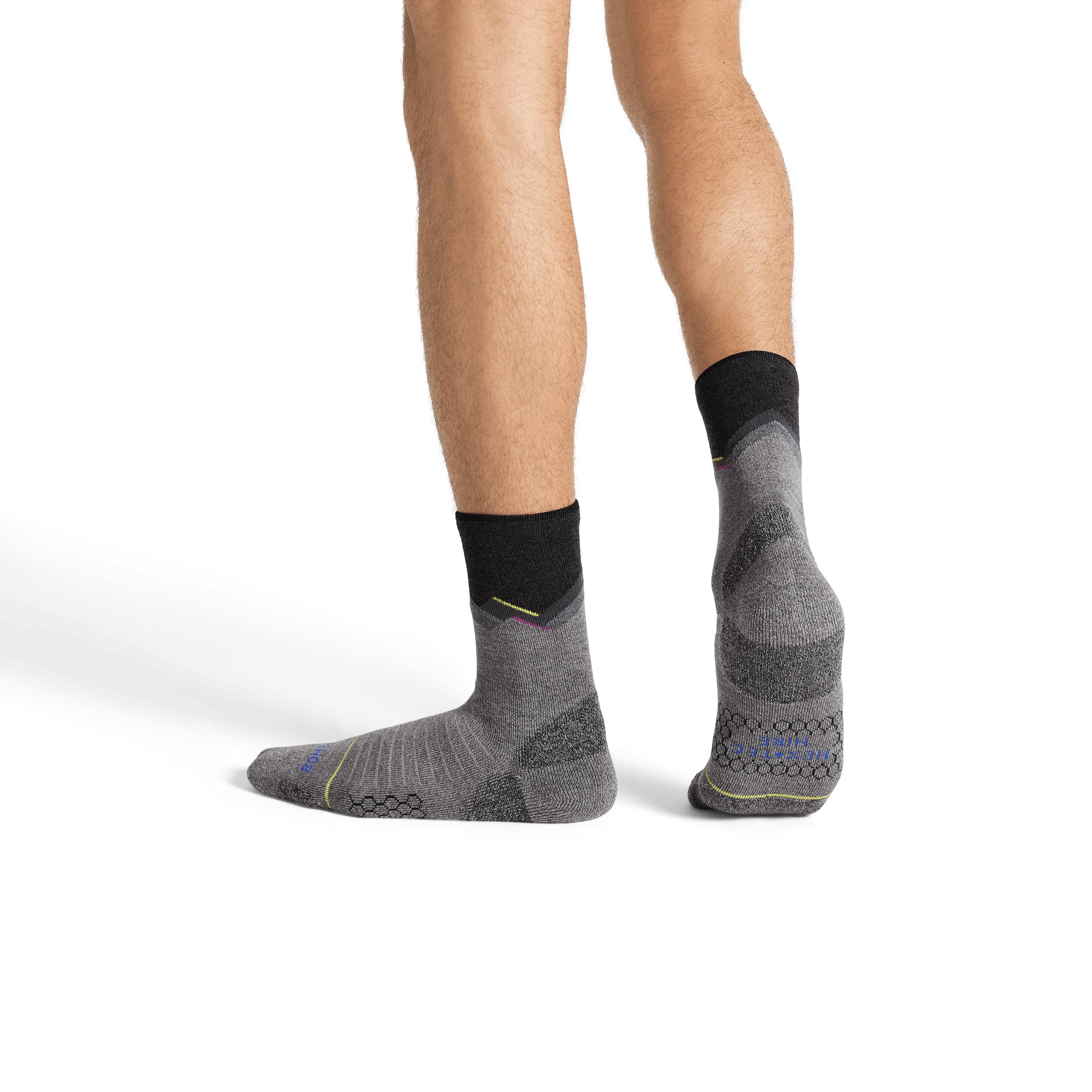 Men's Merino Wool Blend Hiking Calf Socks - Image 13