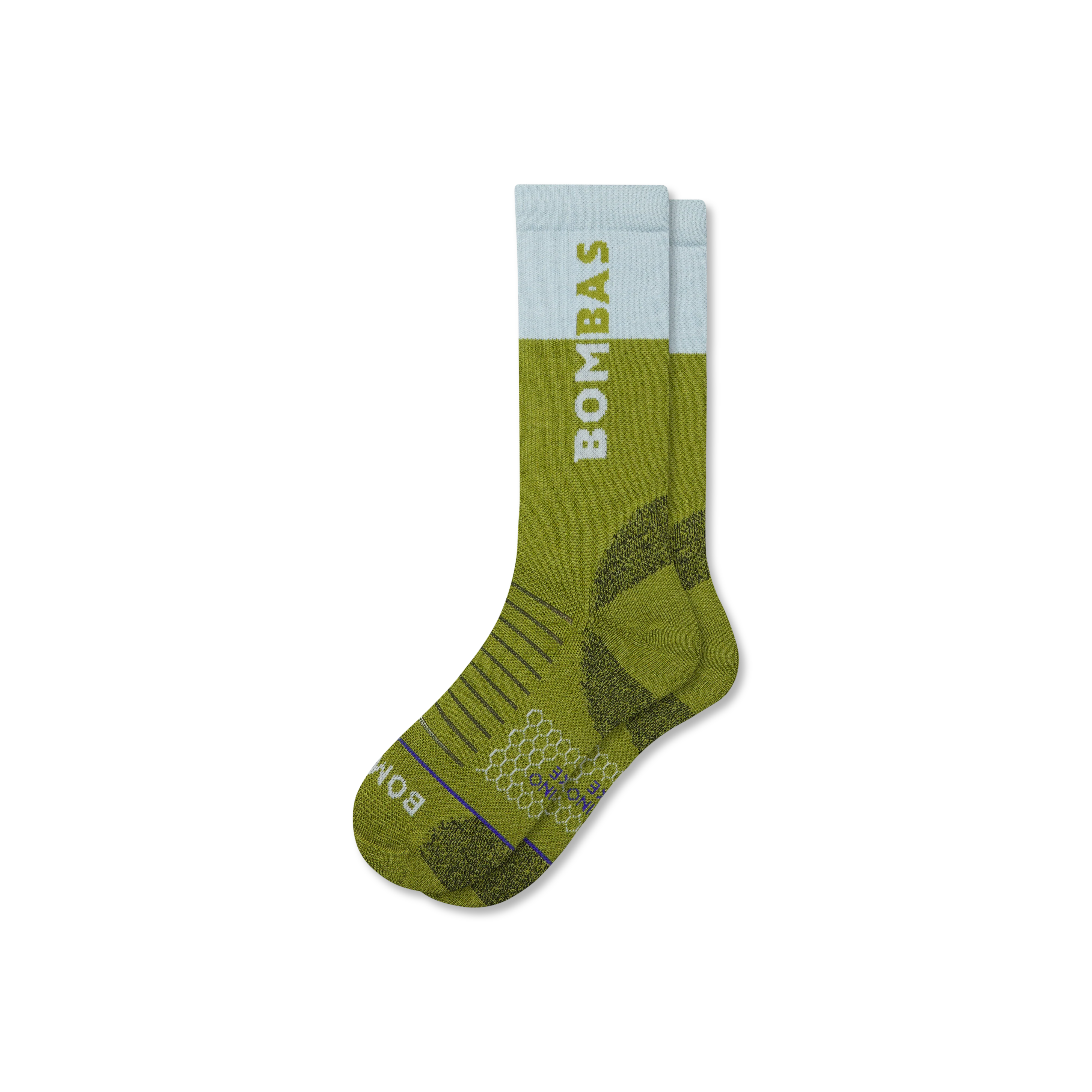 Men's Merino Wool Blend Hiking Calf Socks - Image 5