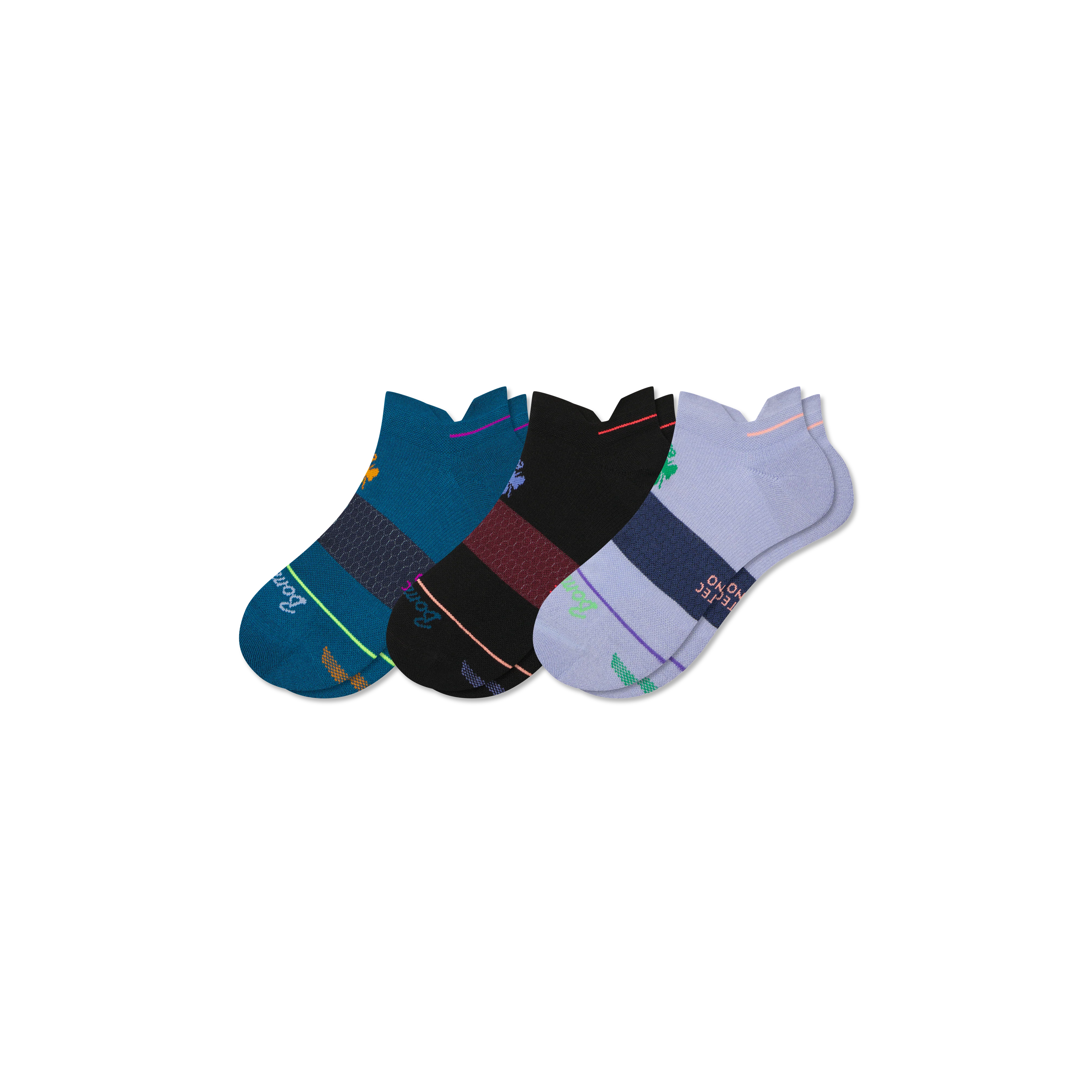 Men's Merino Wool Blend Run Ankle Sock 3-Pack - Image 7