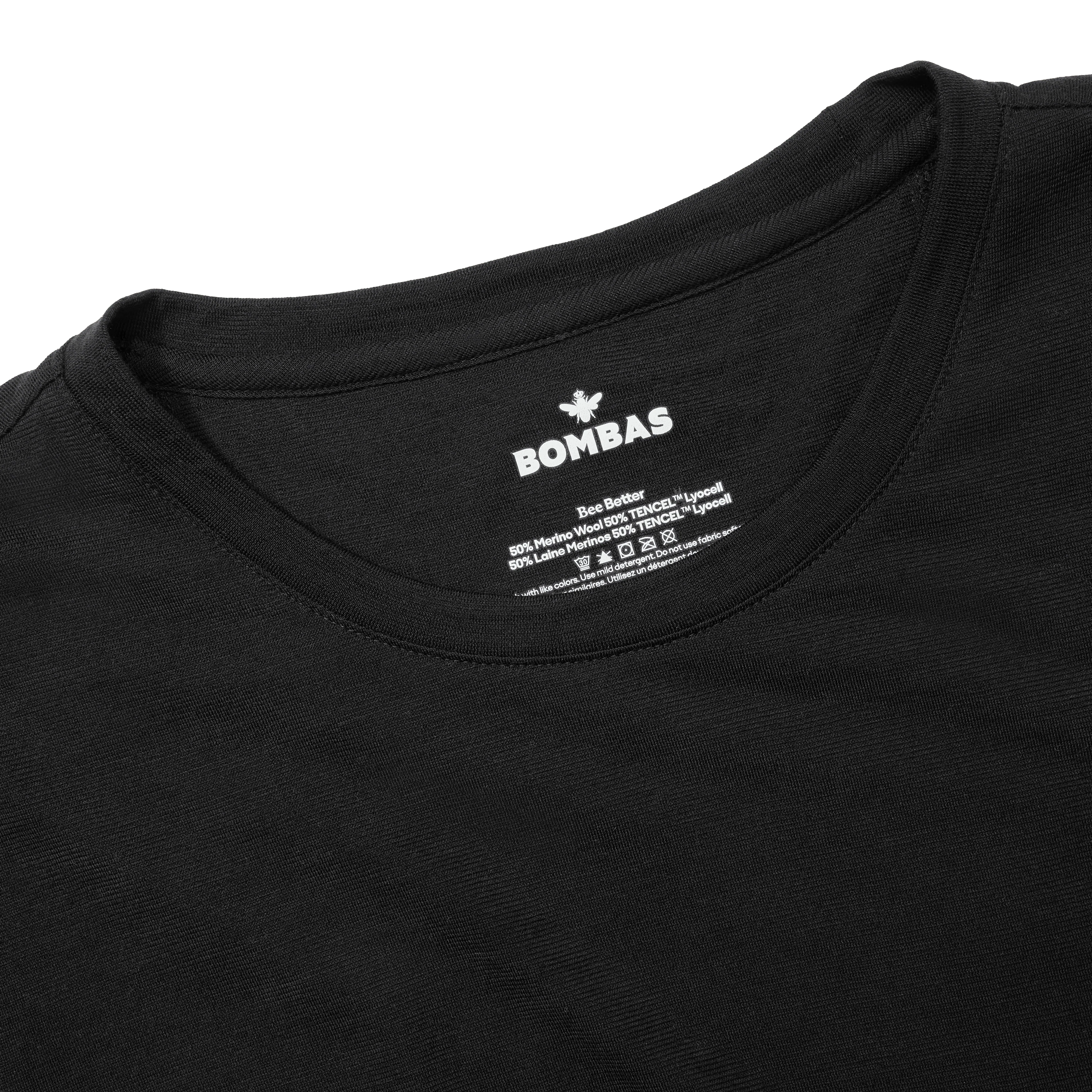 Men's Merino Wool Blend Crew Neck Long Sleeve T-Shirt - Image 14