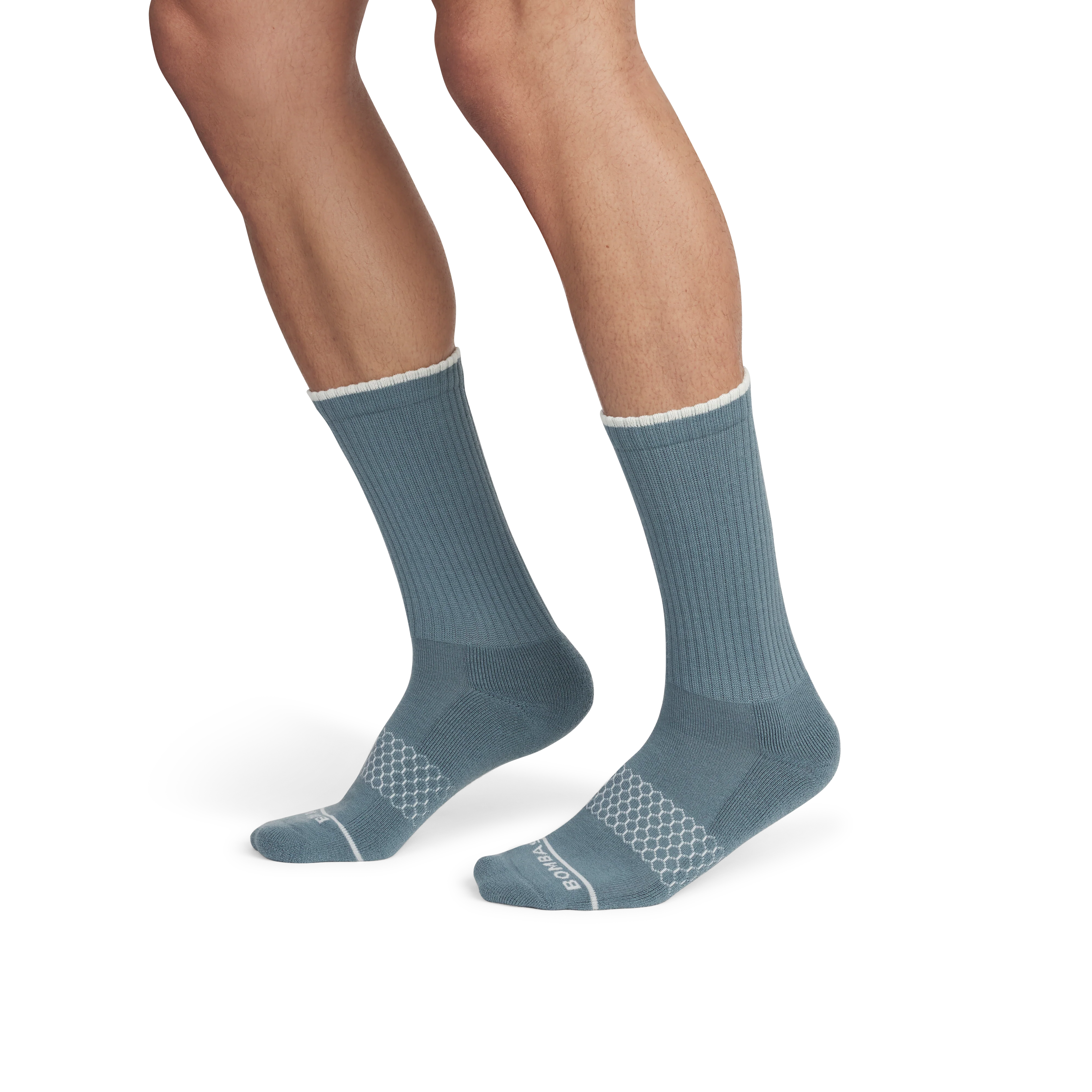 Men's Merino Wool Blend Calf Socks - Image 15
