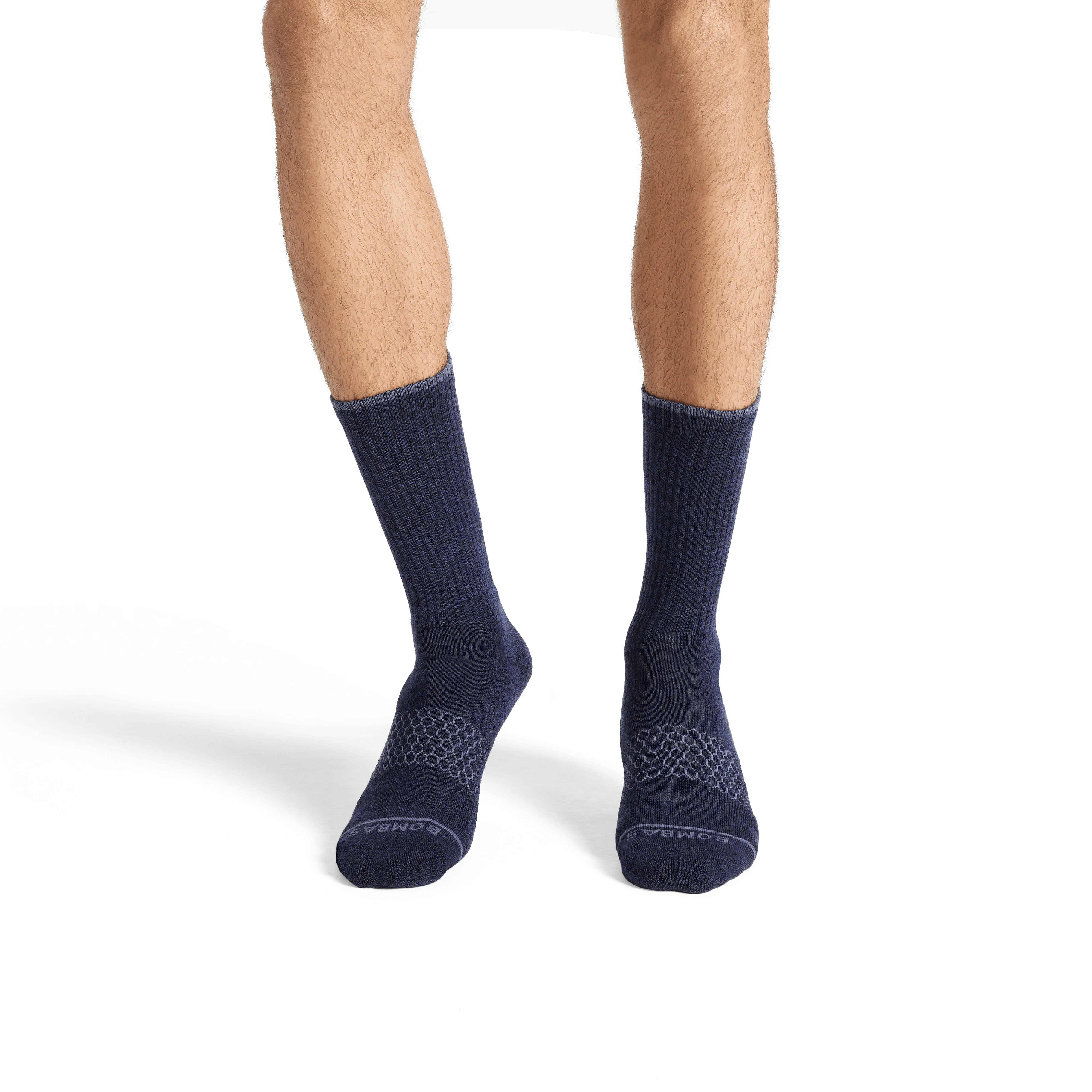 Men's Merino Wool Blend Calf Socks - Image 20