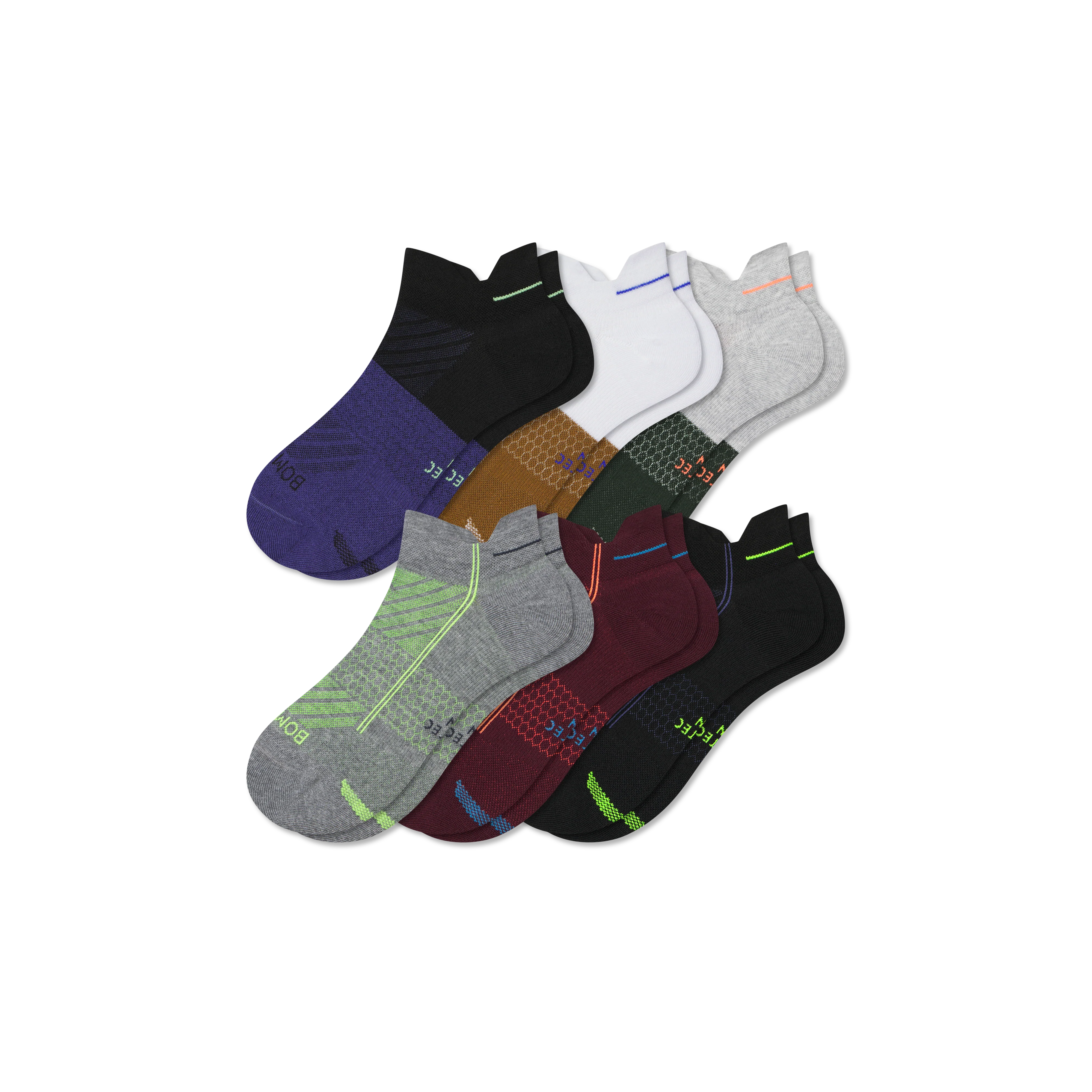 Men's Run Ankle Sock 6-Pack - Image 27