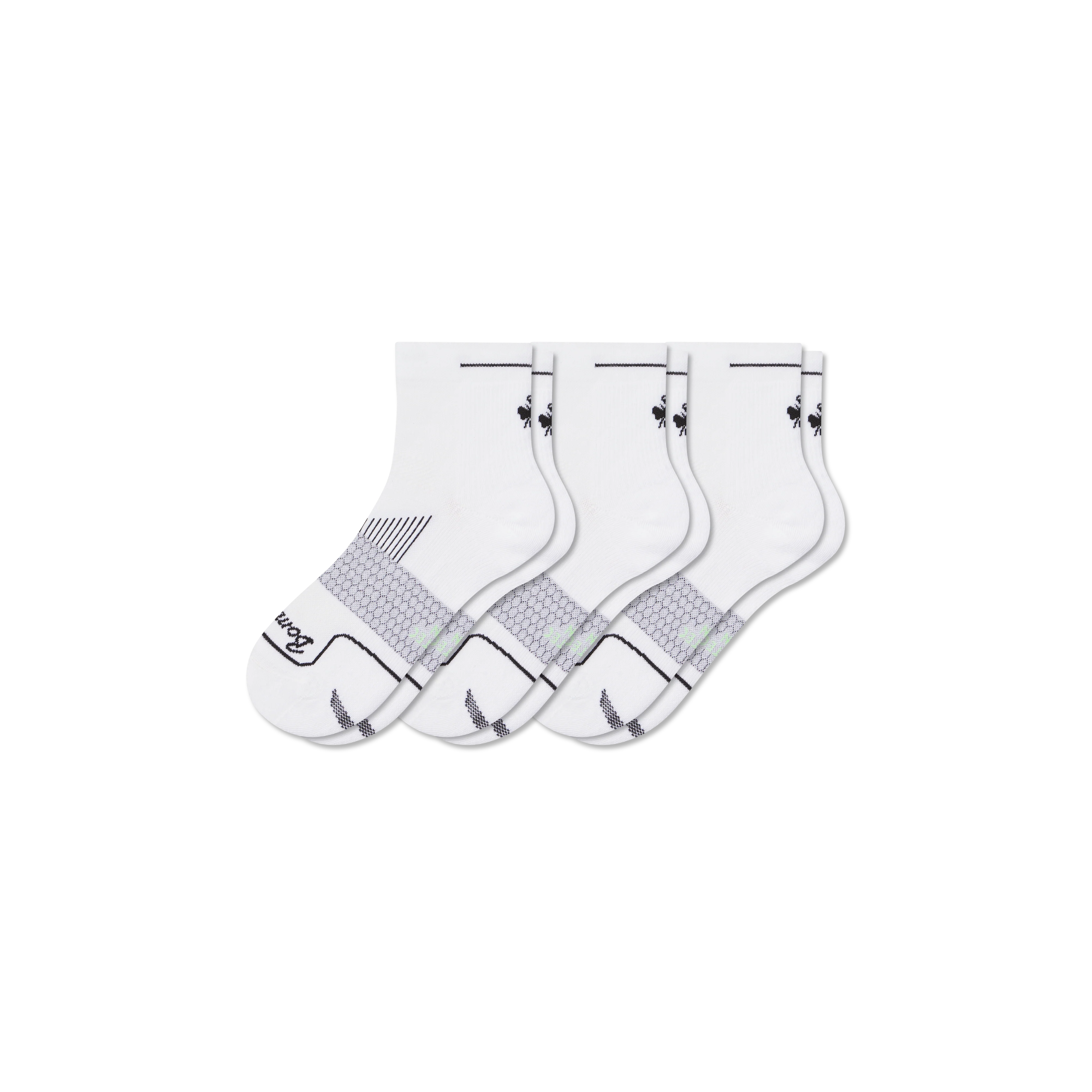 Men's Run Quarter Sock 3-Pack - Image 10