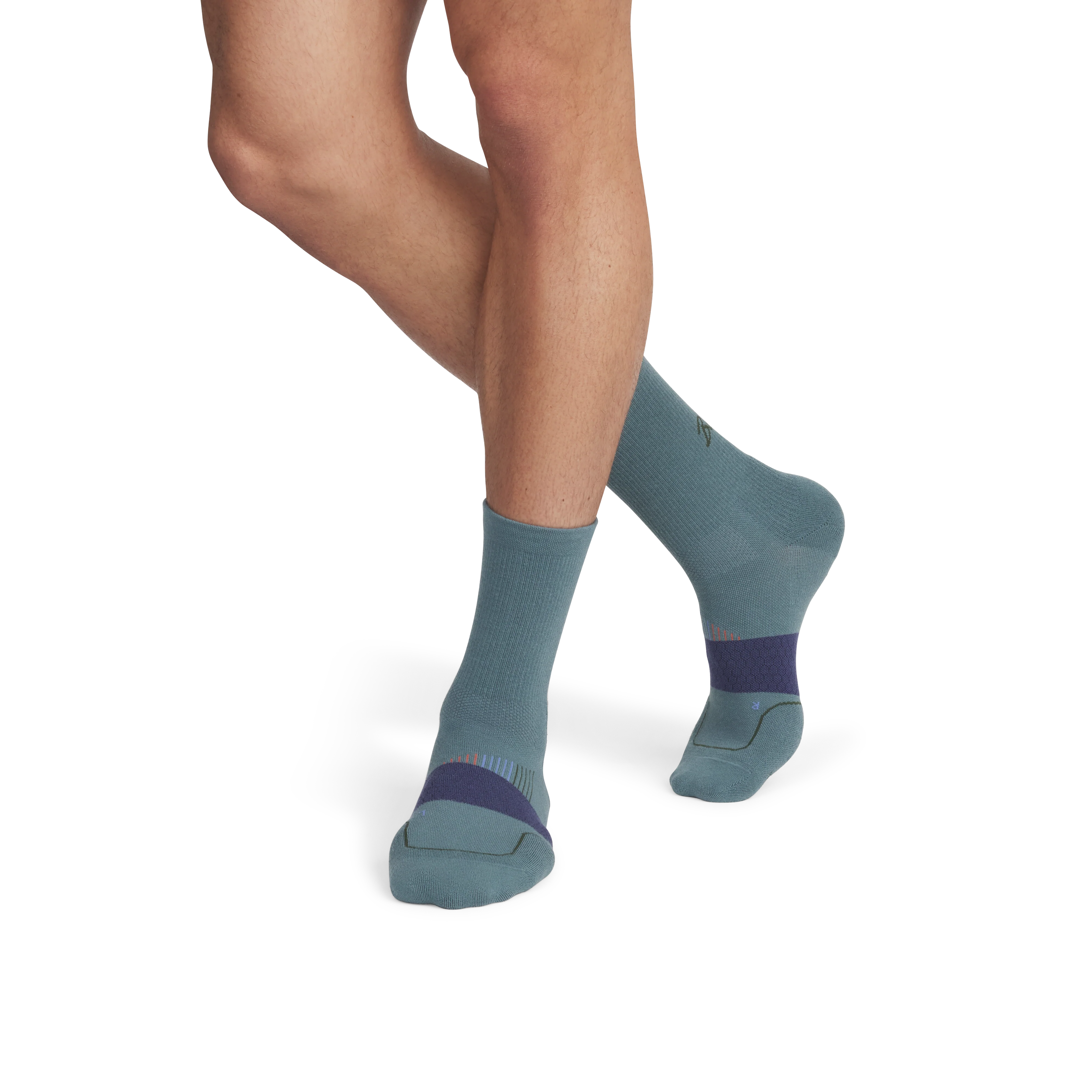 Men's Run Half Calf Sock 6-Pack - Image 17