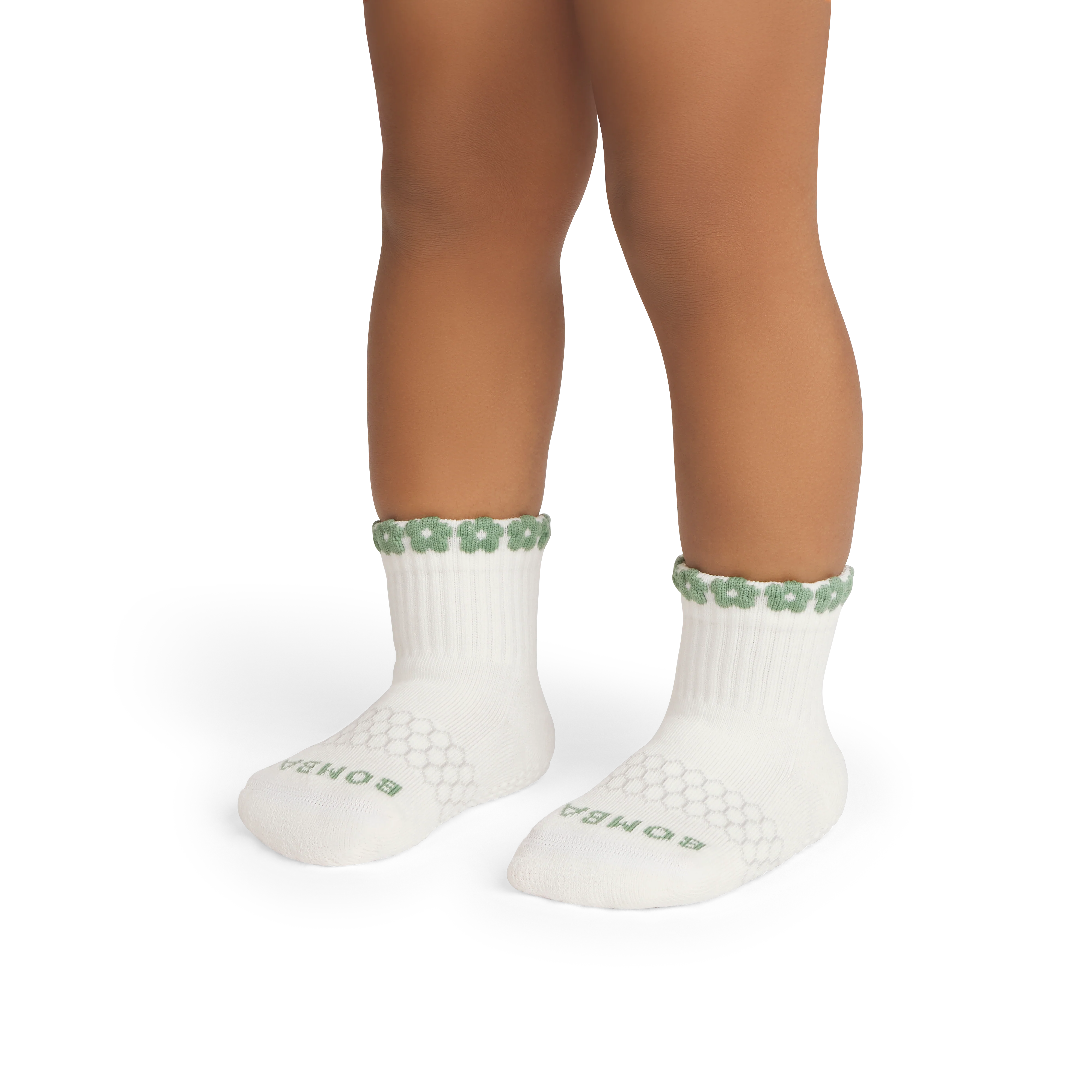 Toddler Daisy Chain Gripper Calf Sock 8-Pack - Image 3