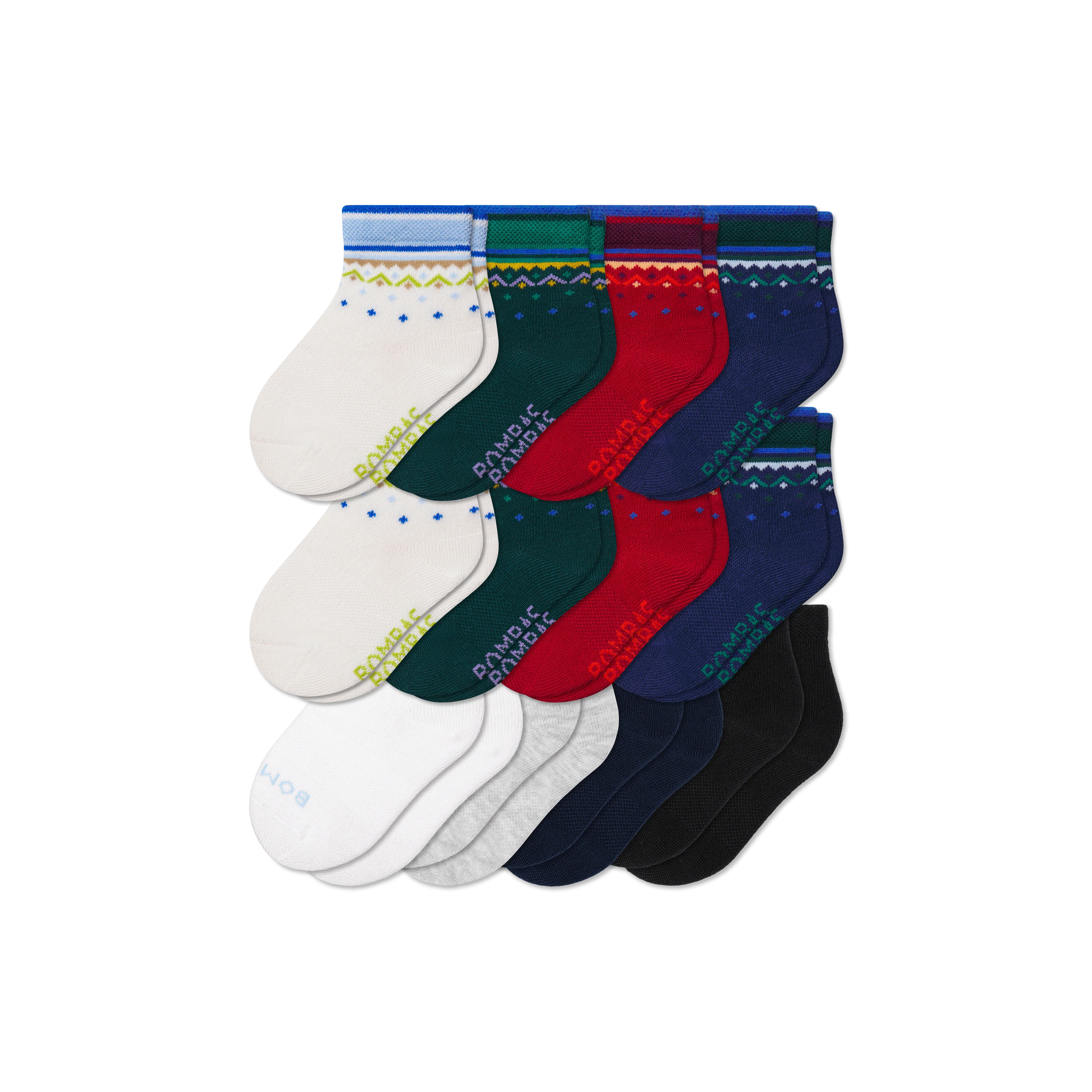 Toddler Lightweight Calf Sock 12-Pack