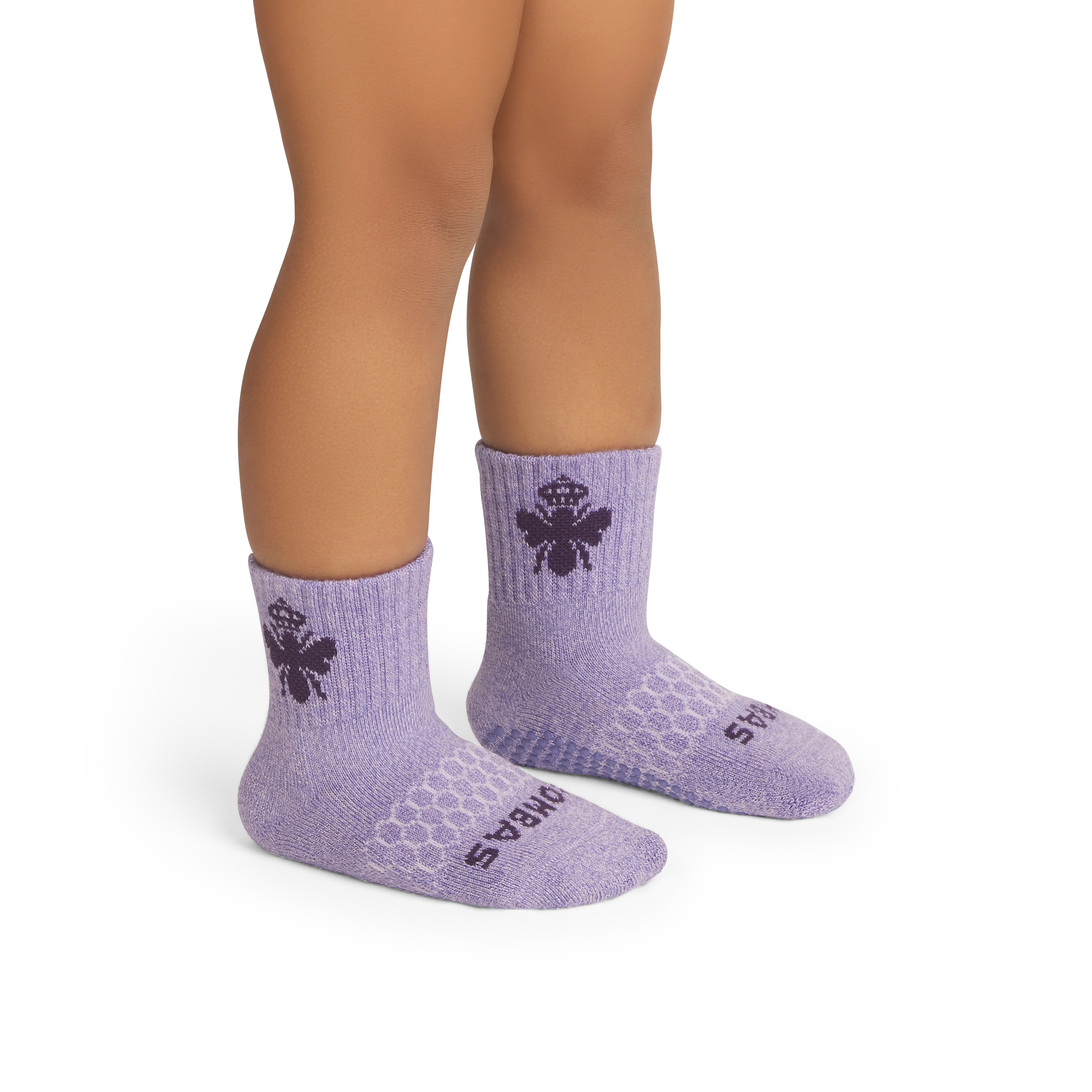 Toddler Marl Gripper Calf Sock 4-Pack - Image 3