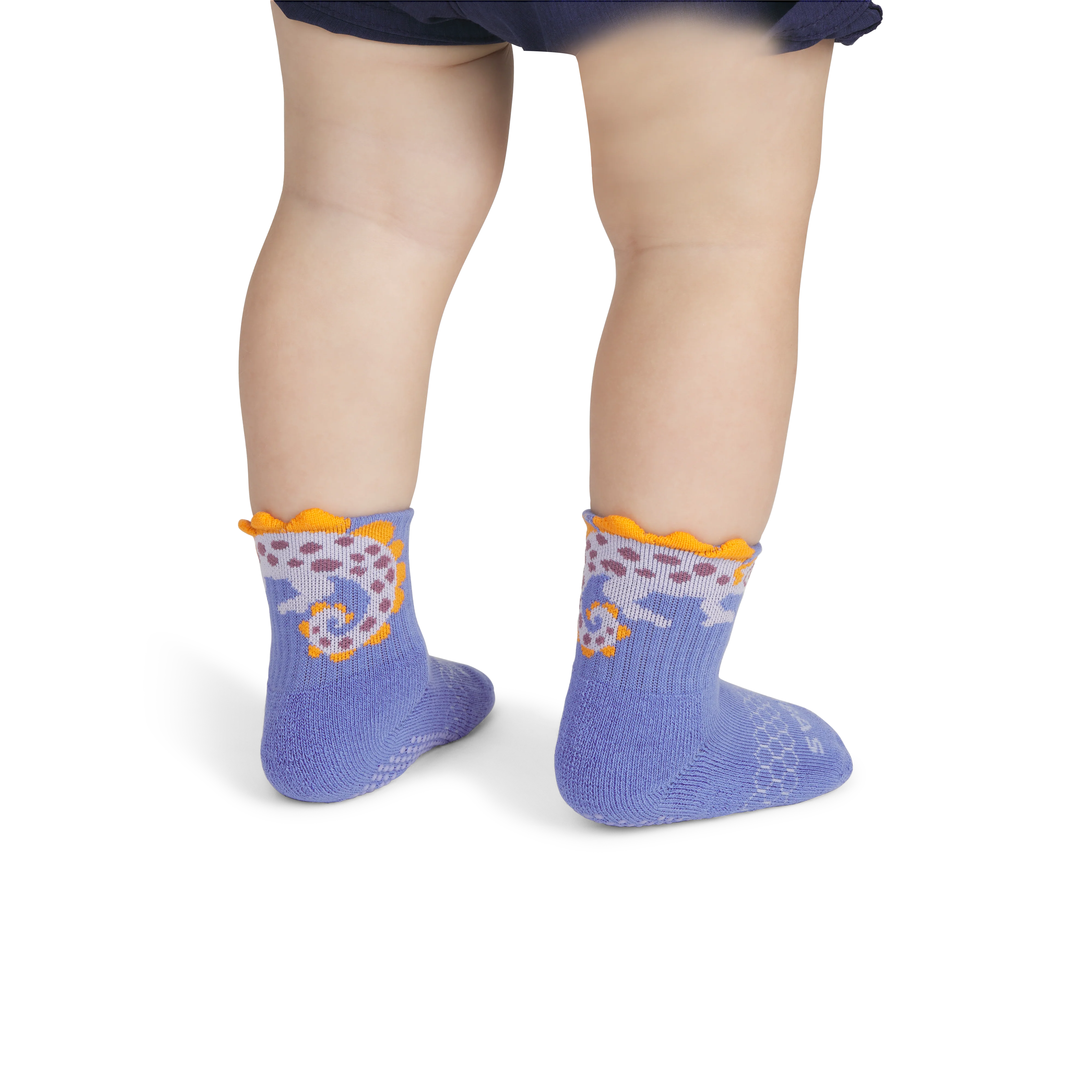 Toddler Rainforest Friends Gripper Calf Sock 4-Pack - Image 5