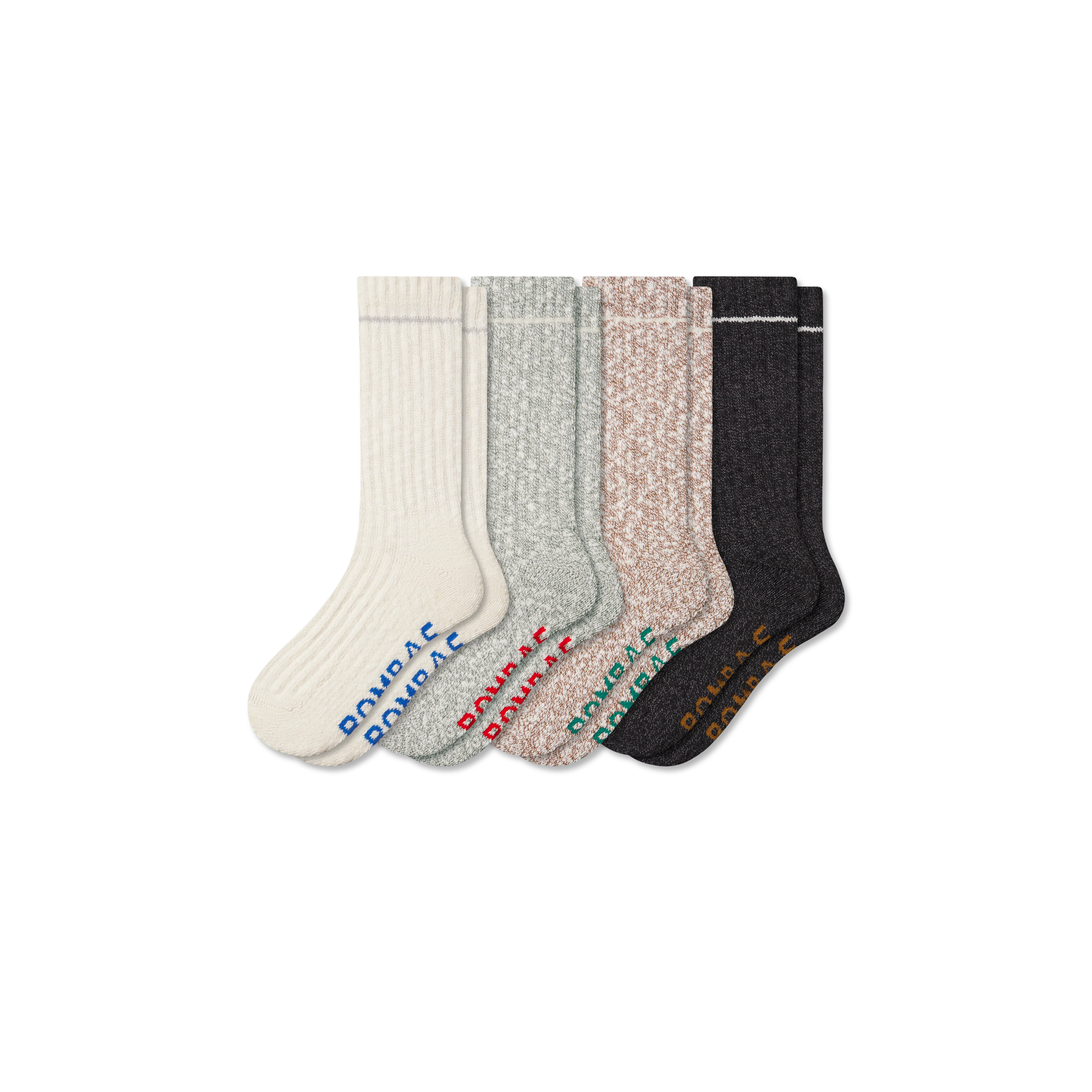 Women's Chunky Ragg Calf Sock 4-Pack - Image 4