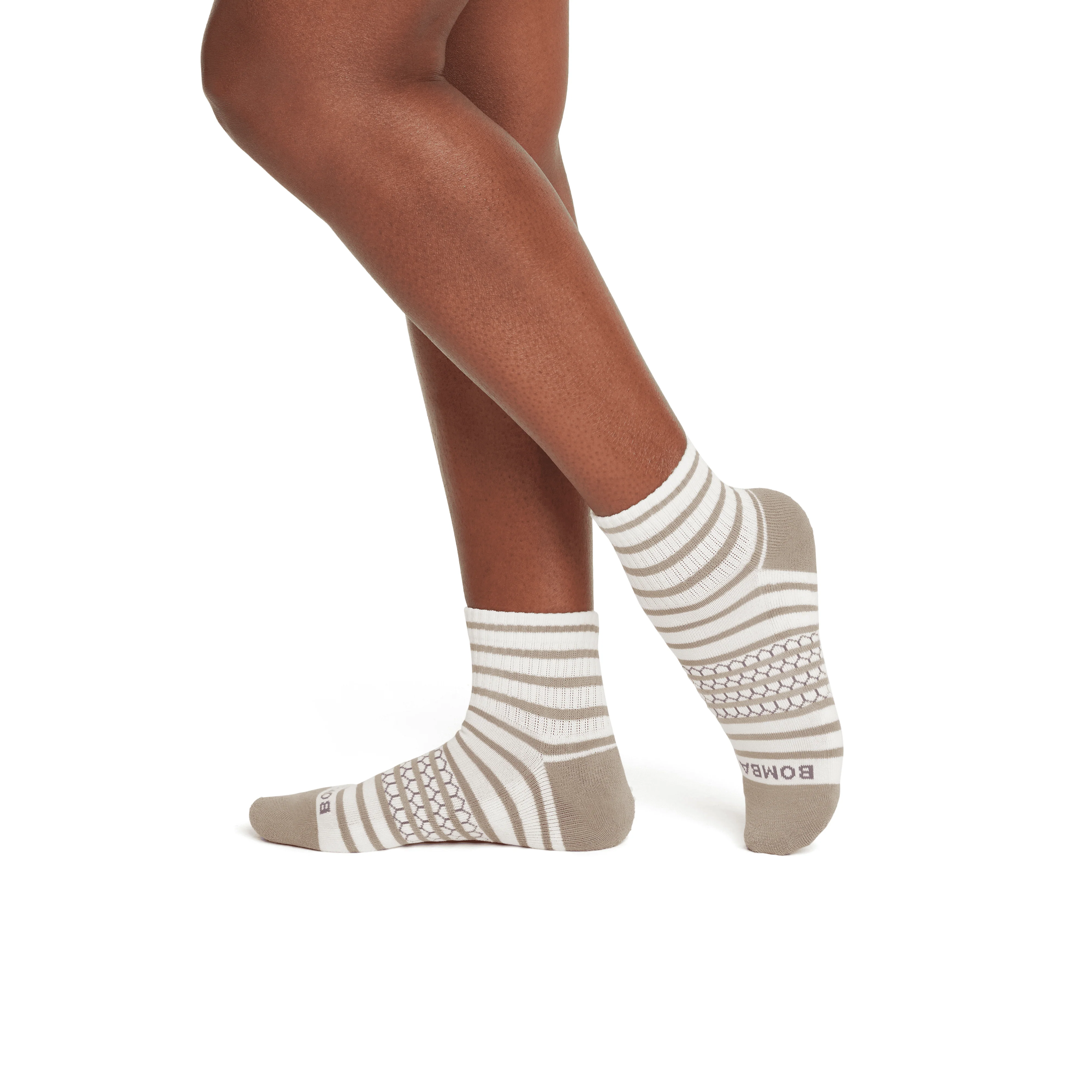 Women's Coastal Stripe Quarter Sock 4-Pack - Image 4