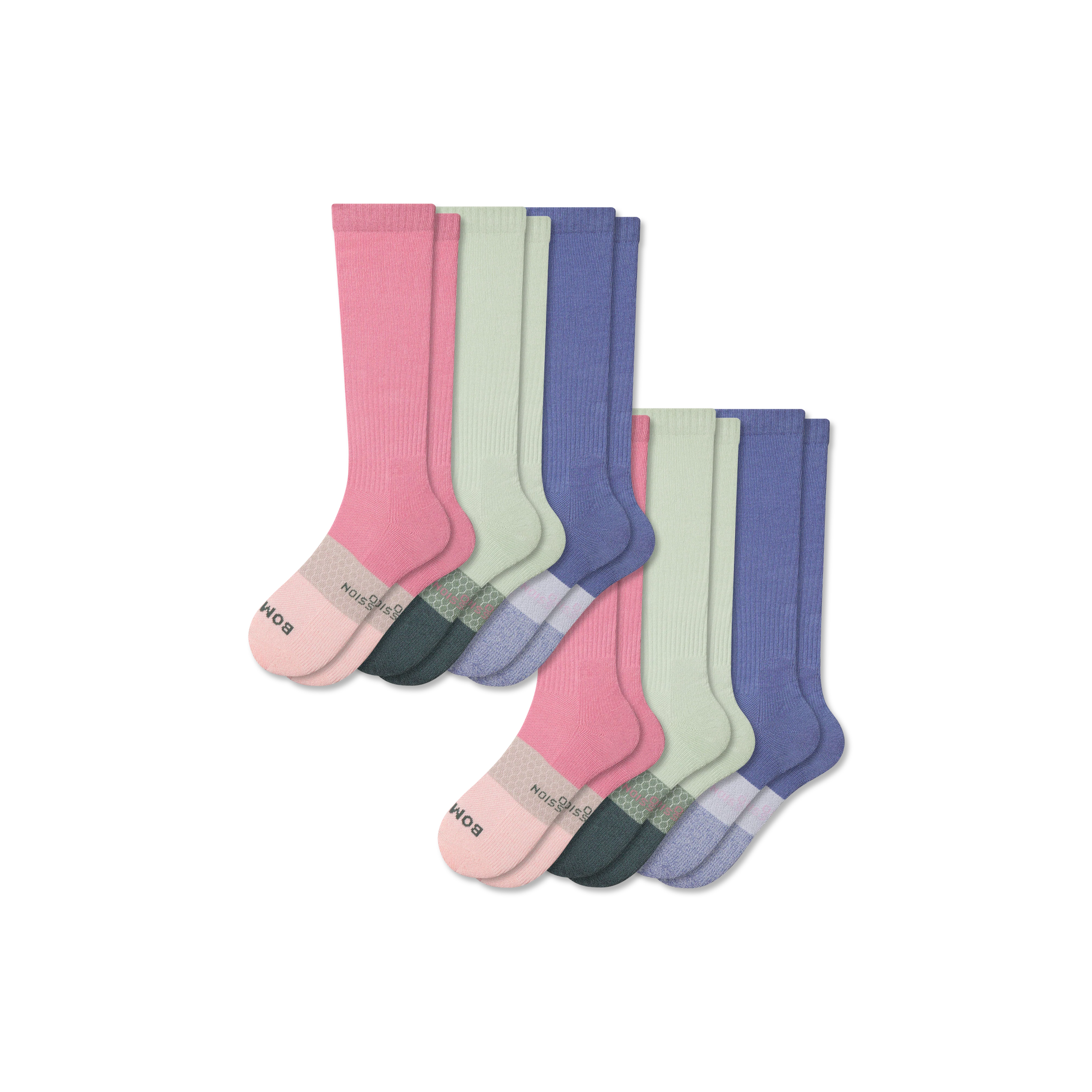Women's Everyday Compression Knee High Sock 6-Pack (15-20mmHg) - Image 23