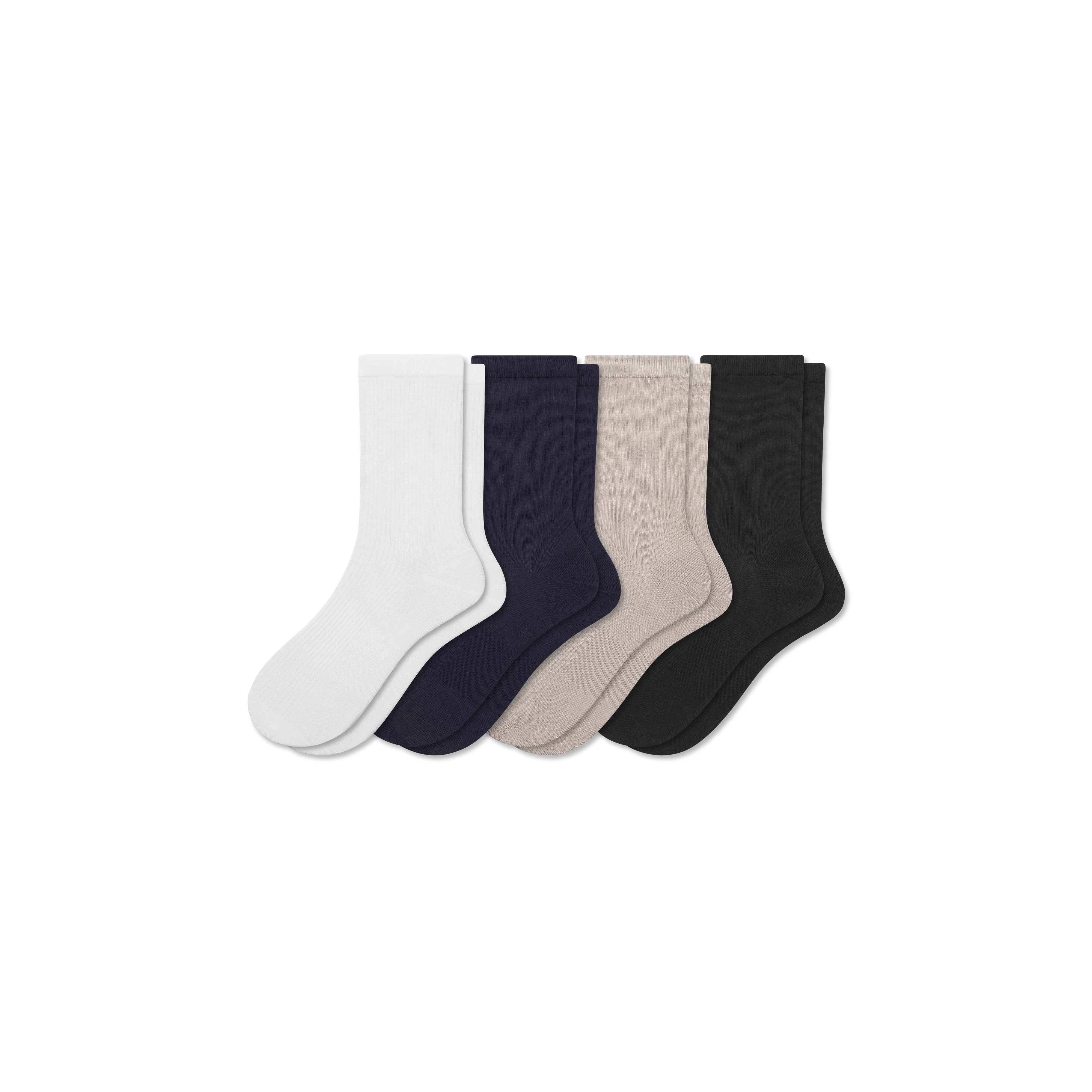 Women's Featherweight Rib Half Calf Sock 4-Pack - Image 7