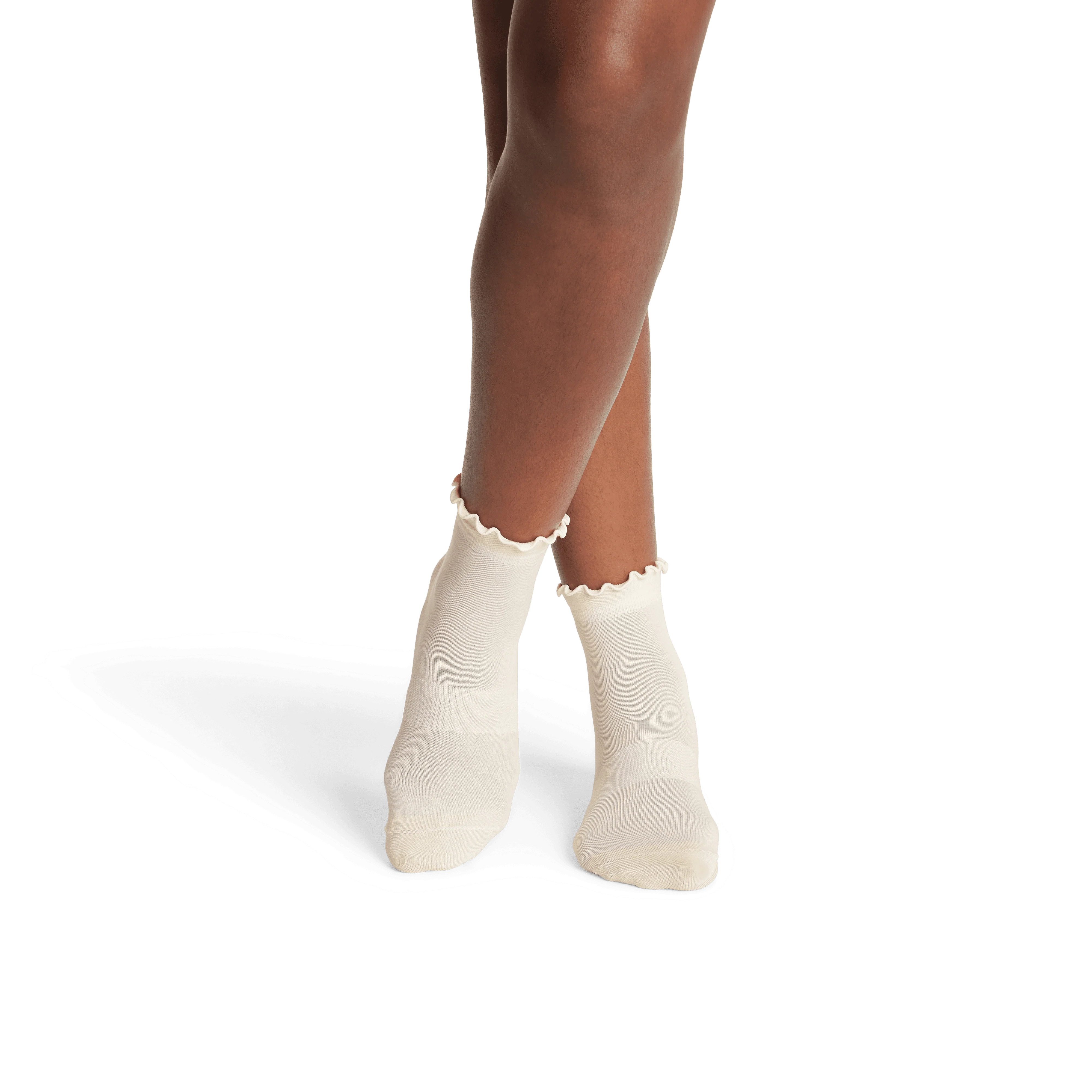 Women's Lightweight Frill Quarter Sock 4-Pack - Image 3
