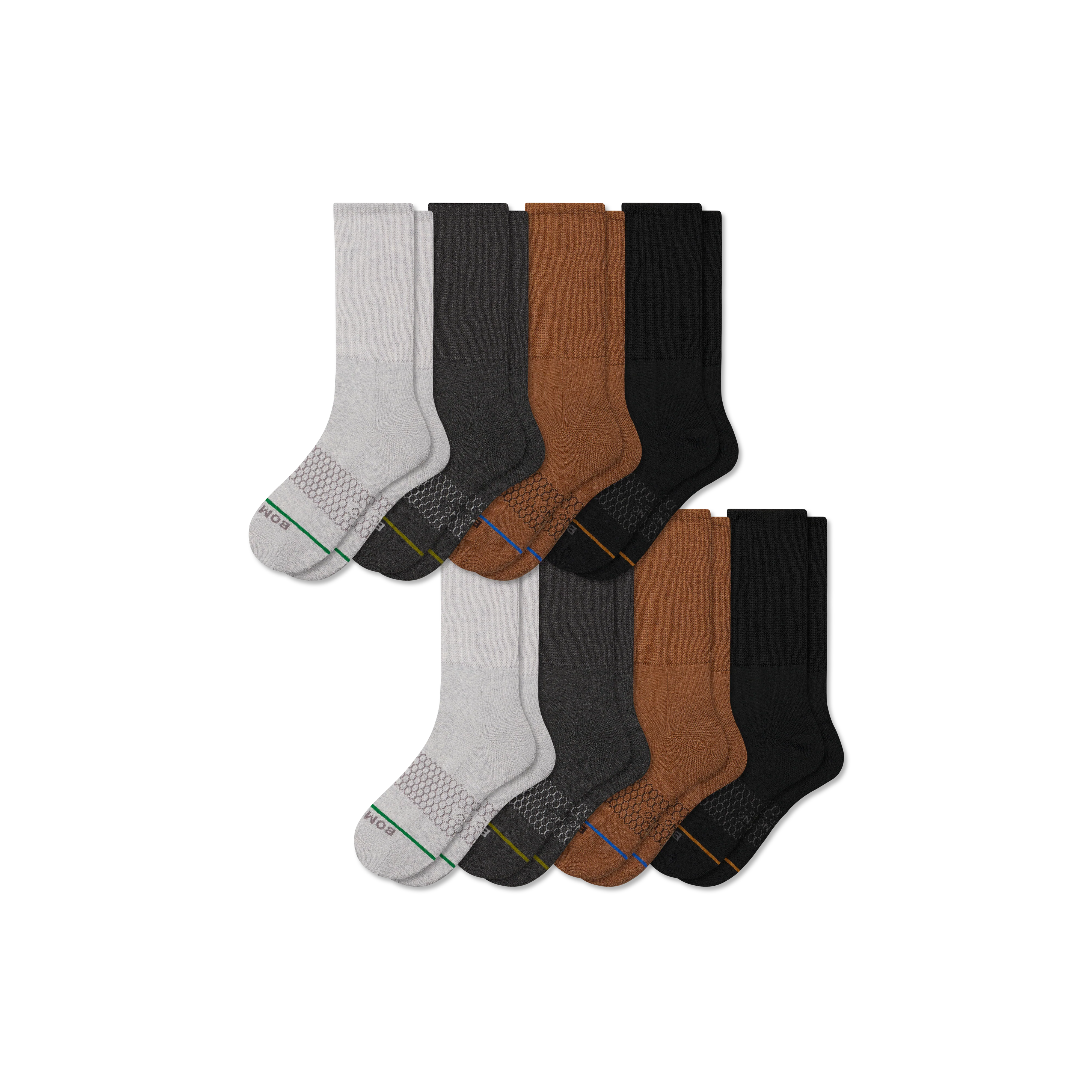 Women's Merino Blend Ultra-Stretch Calf Sock 8-Pack