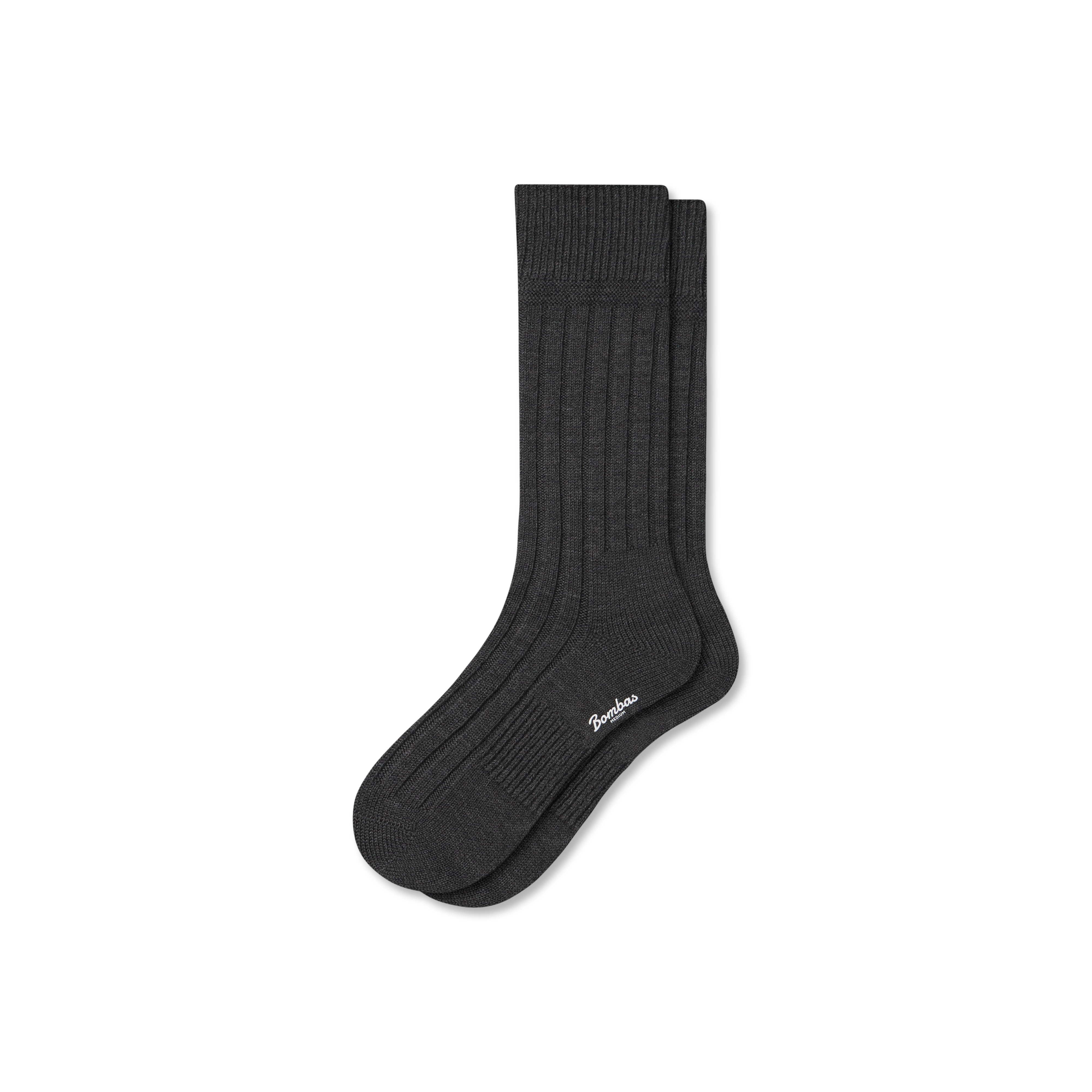 Women's Merino Cashmere Blend Rib Calf Socks - Image 25