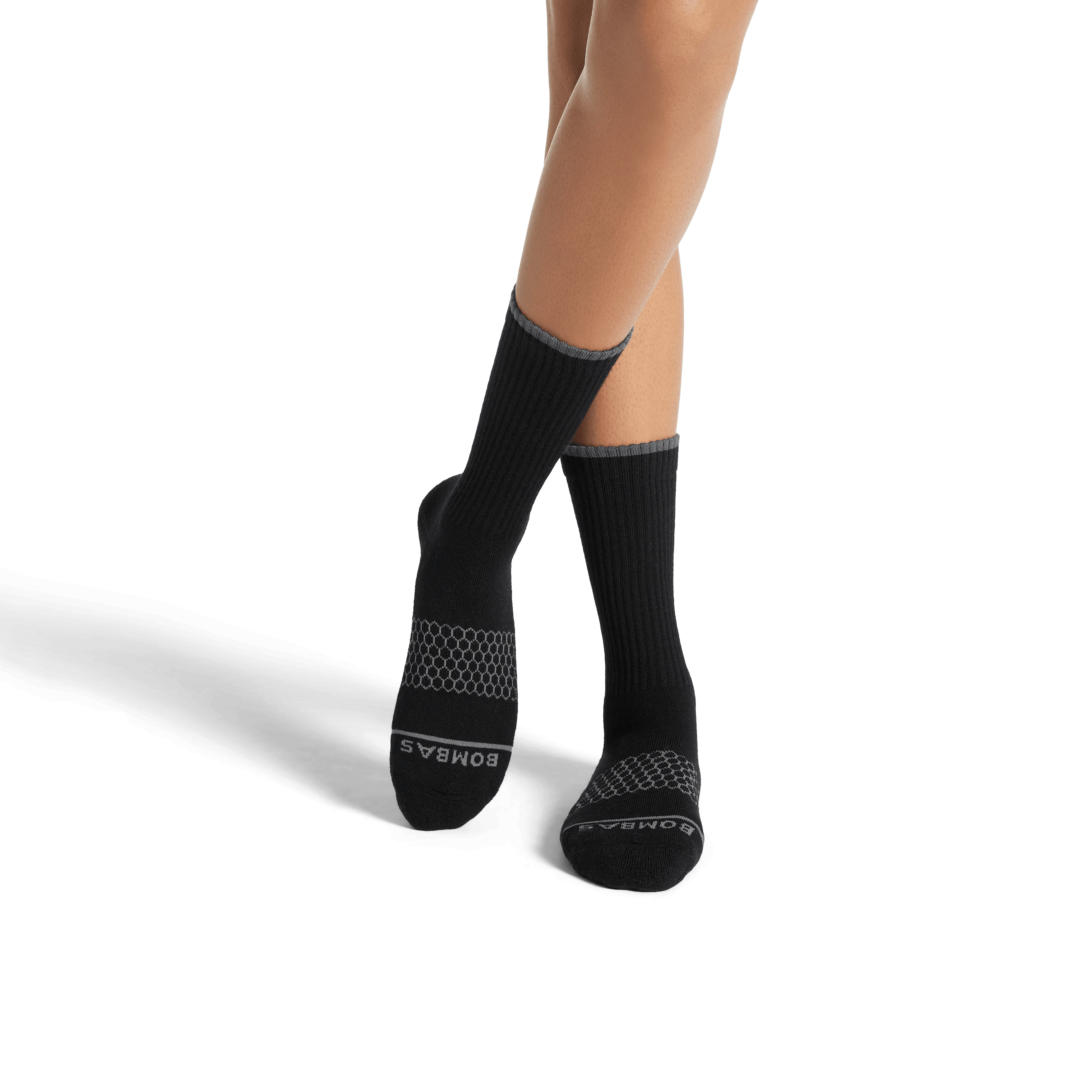 Women's Merino Wool Blend Calf Socks - Image 7