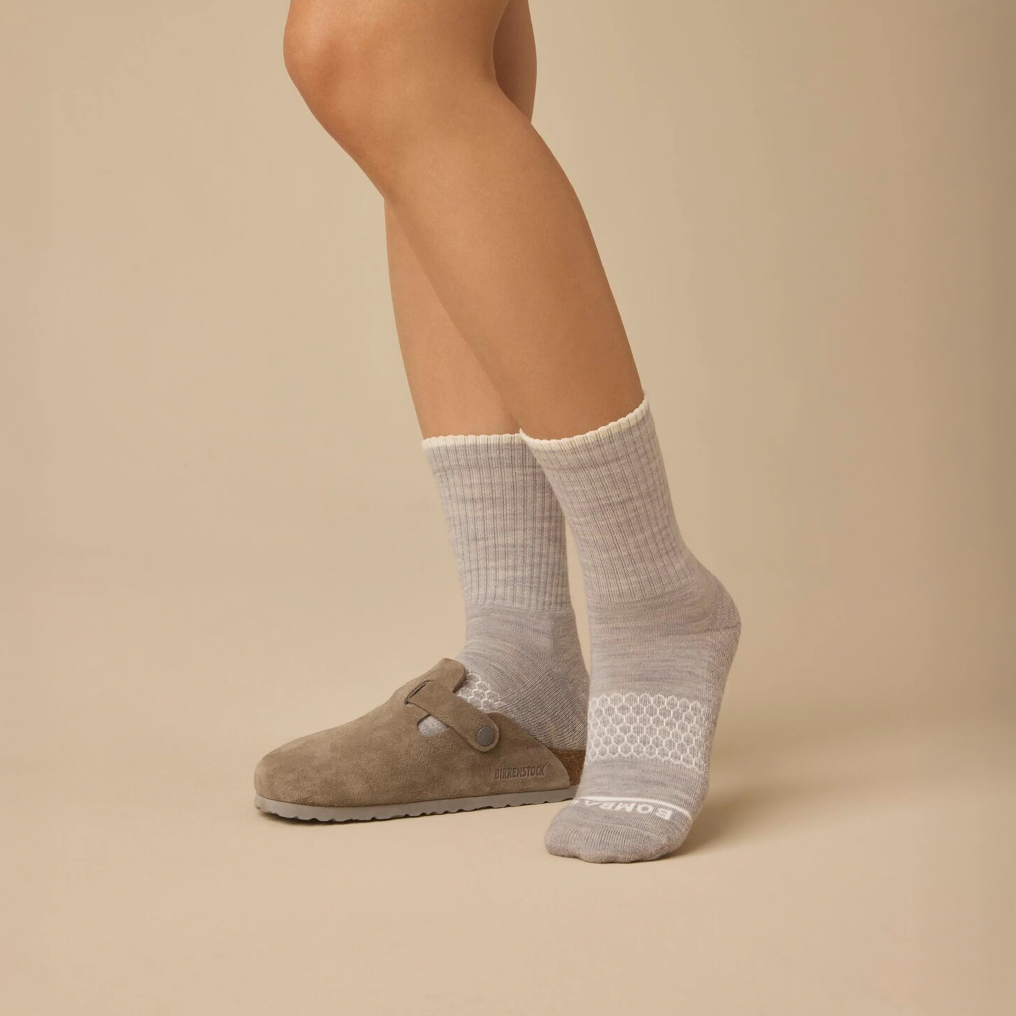 Women's Merino Wool Blend Half Calf Sock 8-Pack - Image 5