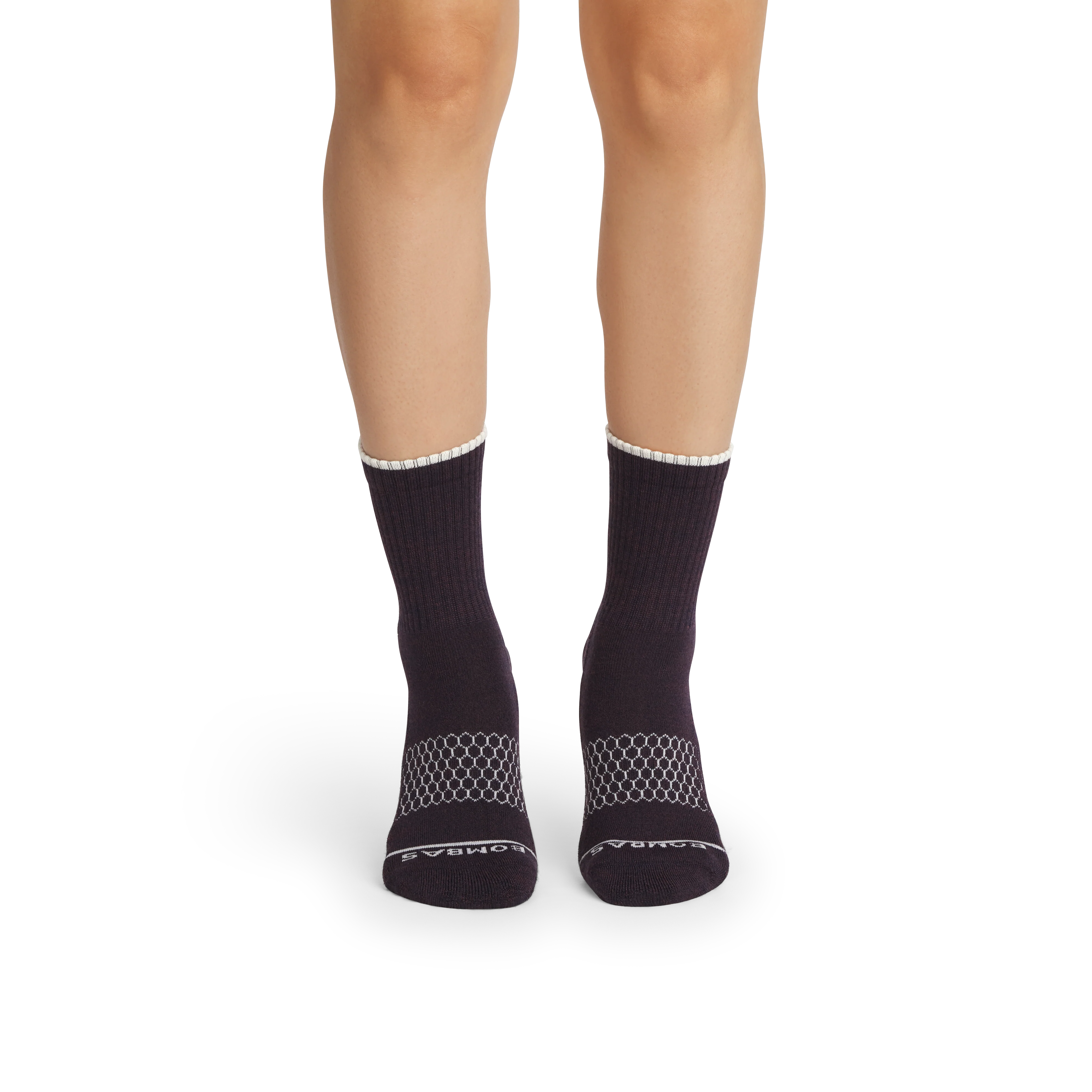 Women's Merino Wool Blend Half Calf Socks - Image 4