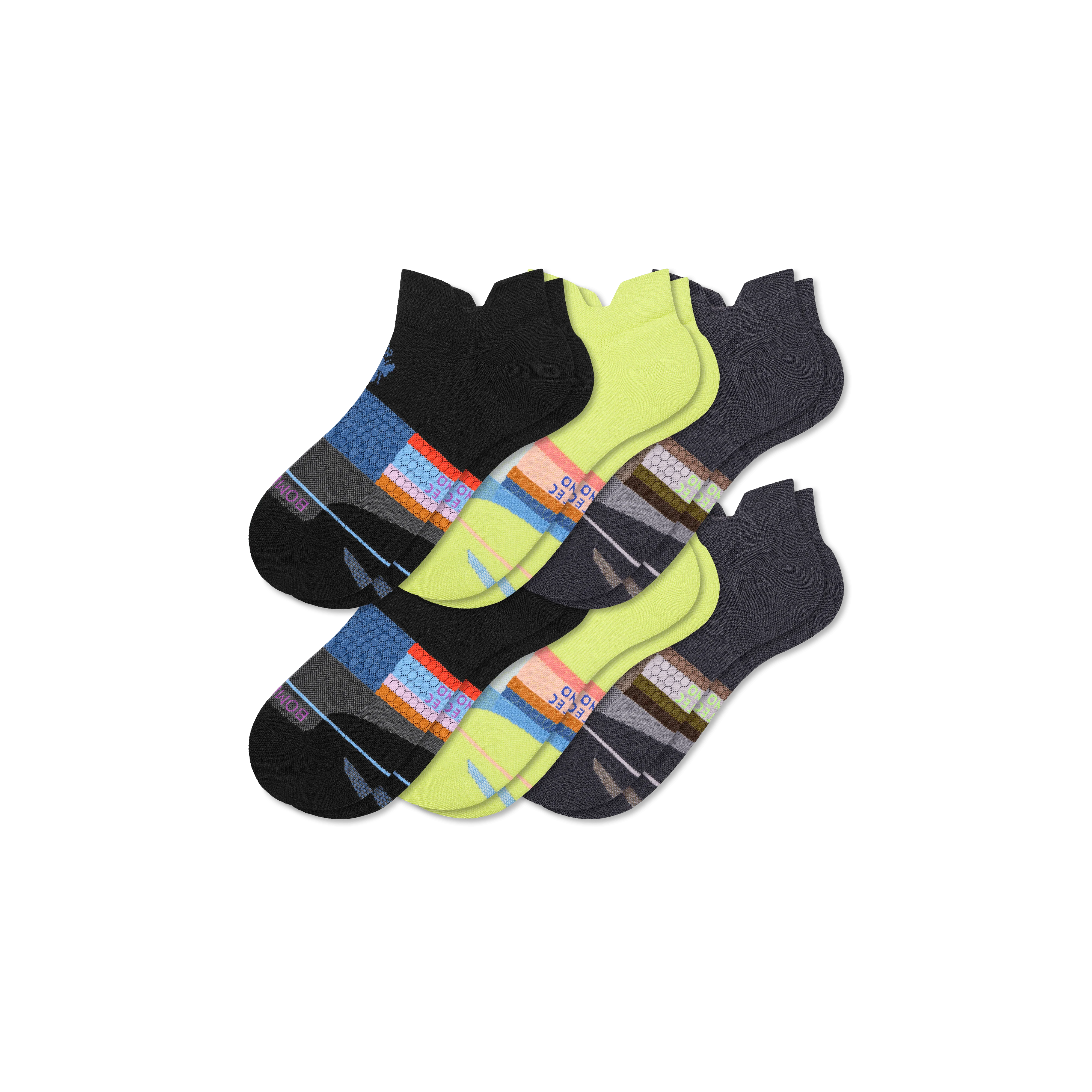 Women's Merino Wool Blend Run Ankle Sock 6-Pack - Image 12