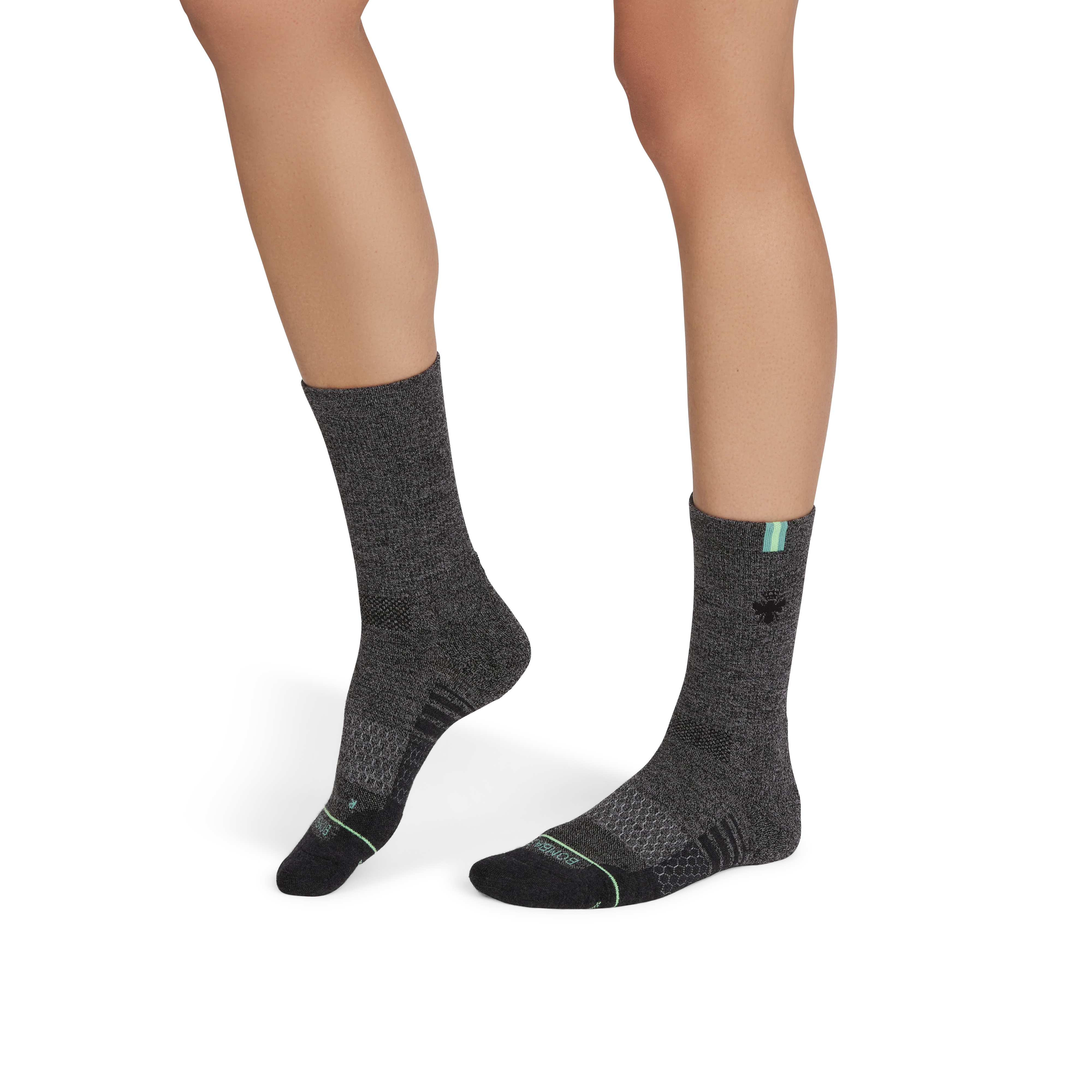 Women's Merino Wool Blend Run Calf Socks - Image 3