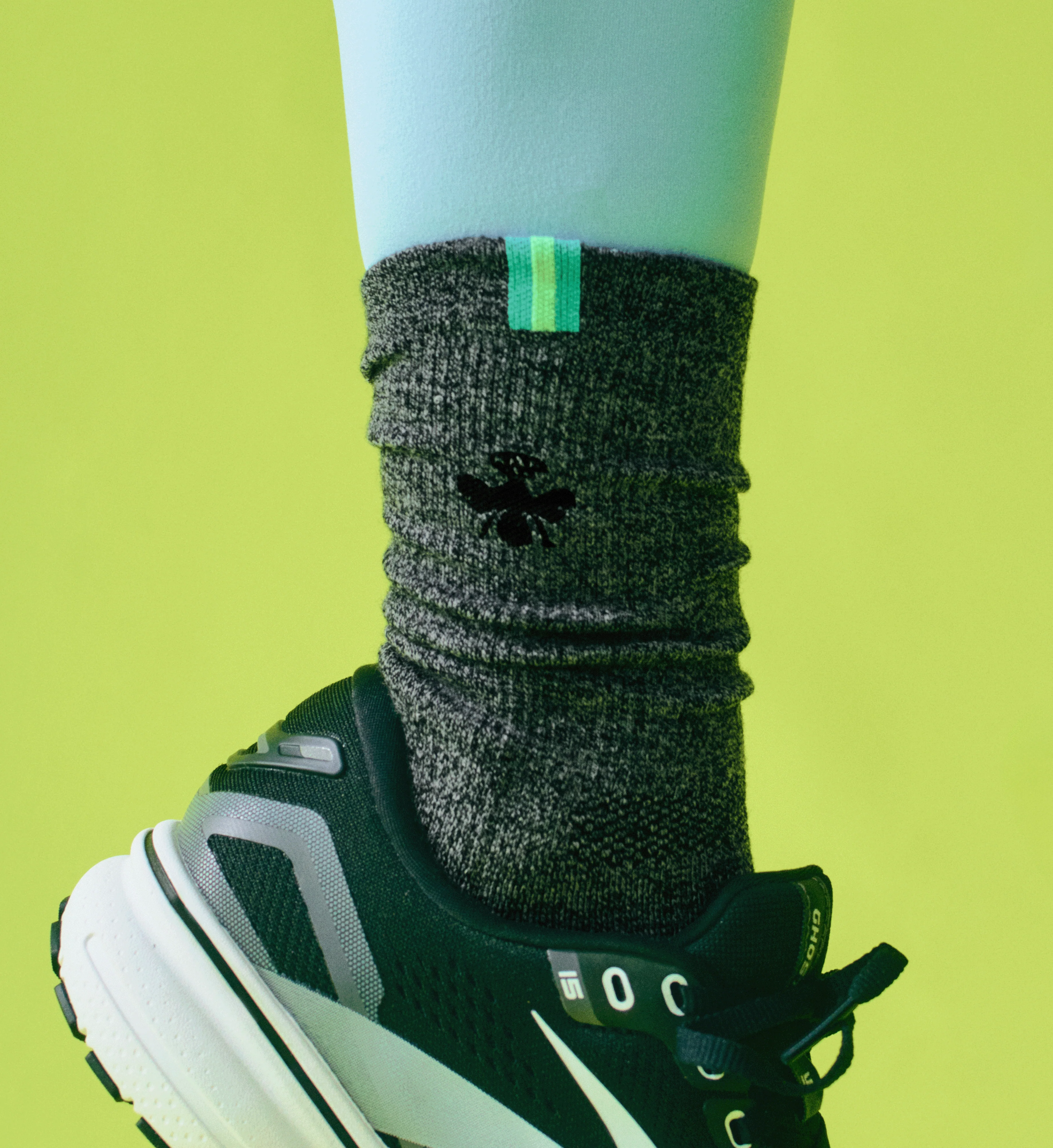 Women's Merino Wool Blend Run Quarter Sock 3-Pack - Image 2