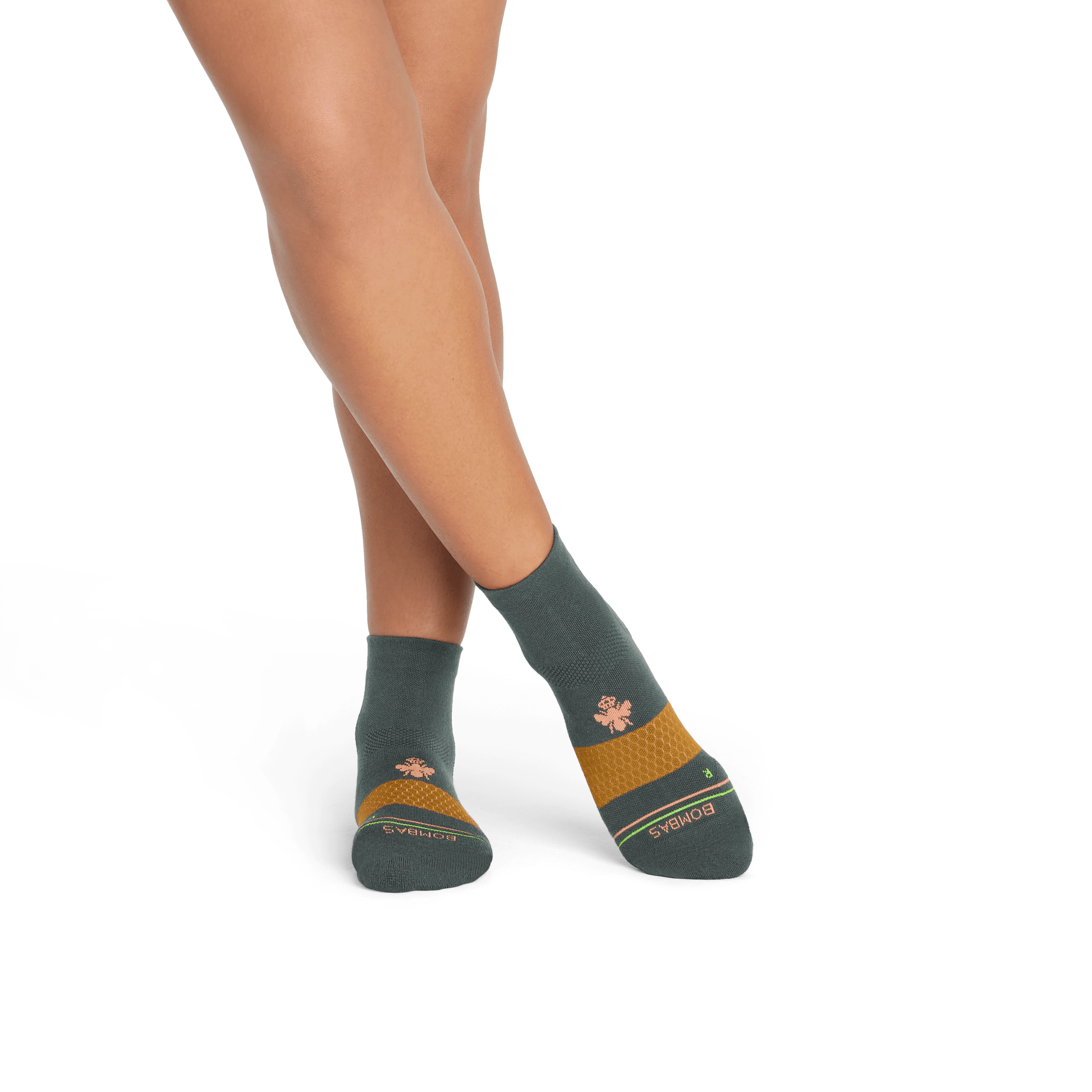 Women's Merino Wool Blend Run Quarter Sock 6-Pack - Image 19