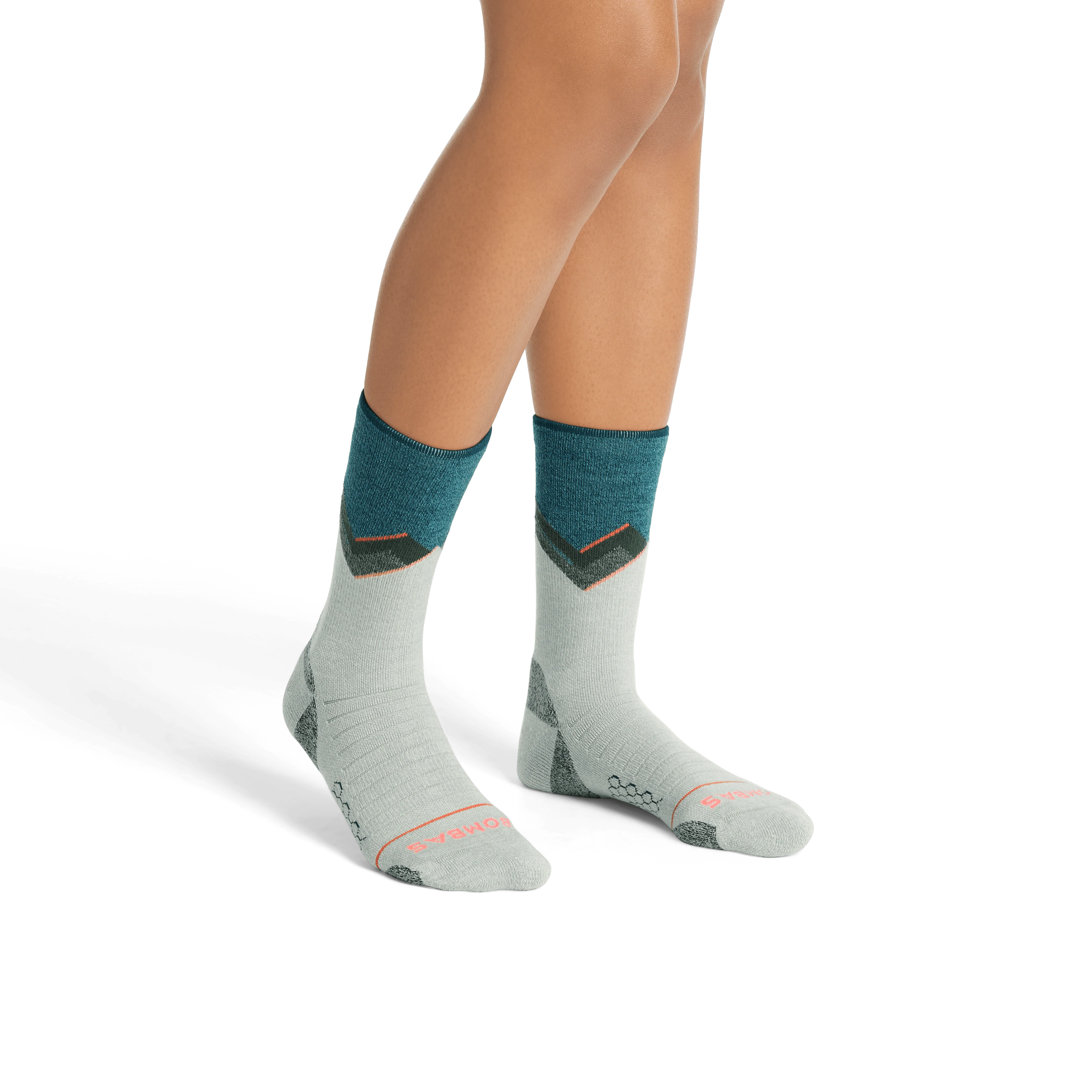 Women's Merino Wool Blend Hiking Calf Sock 6-Pack - Image 9
