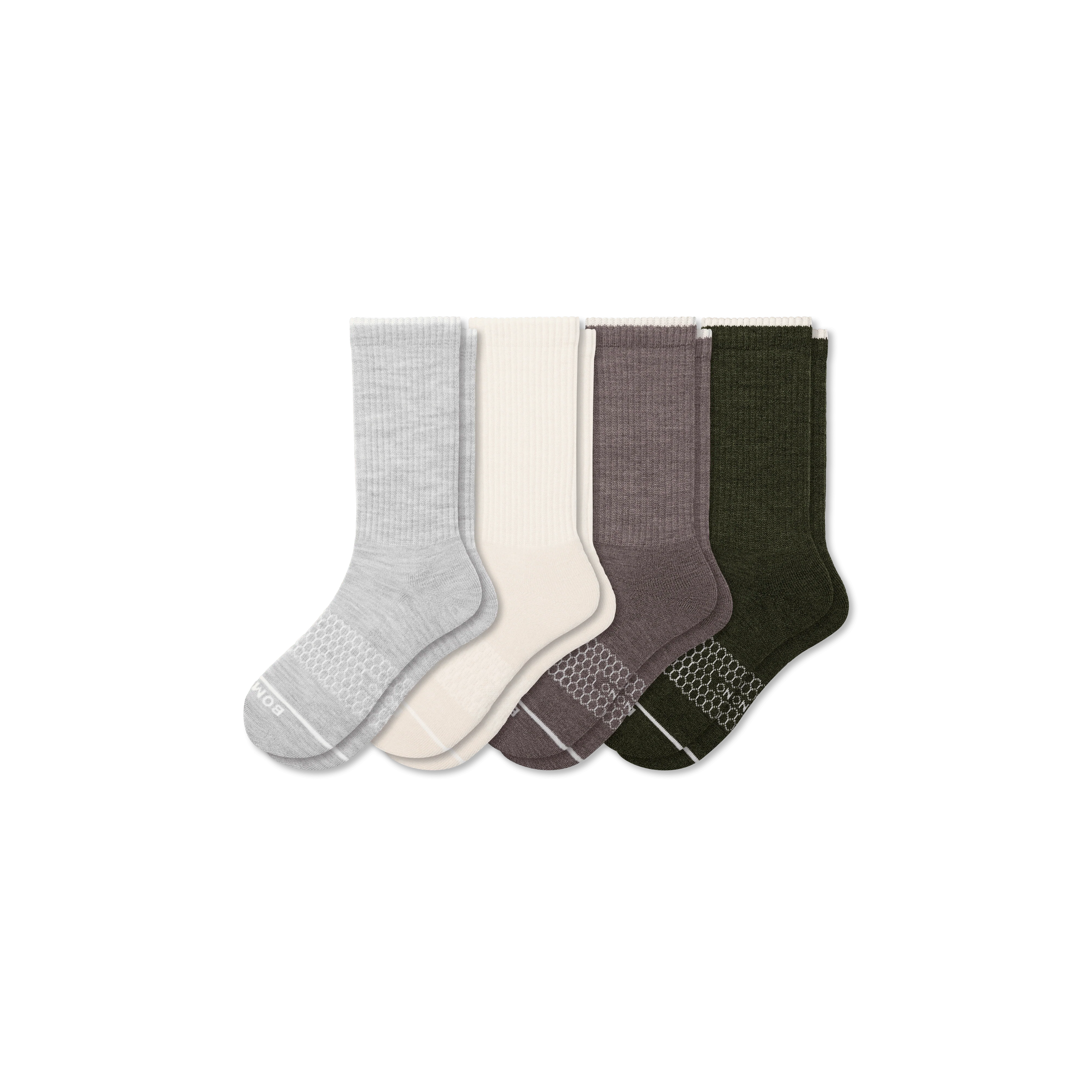 Women's Merino Wool Blend Calf Sock 4-Pack - Image 8