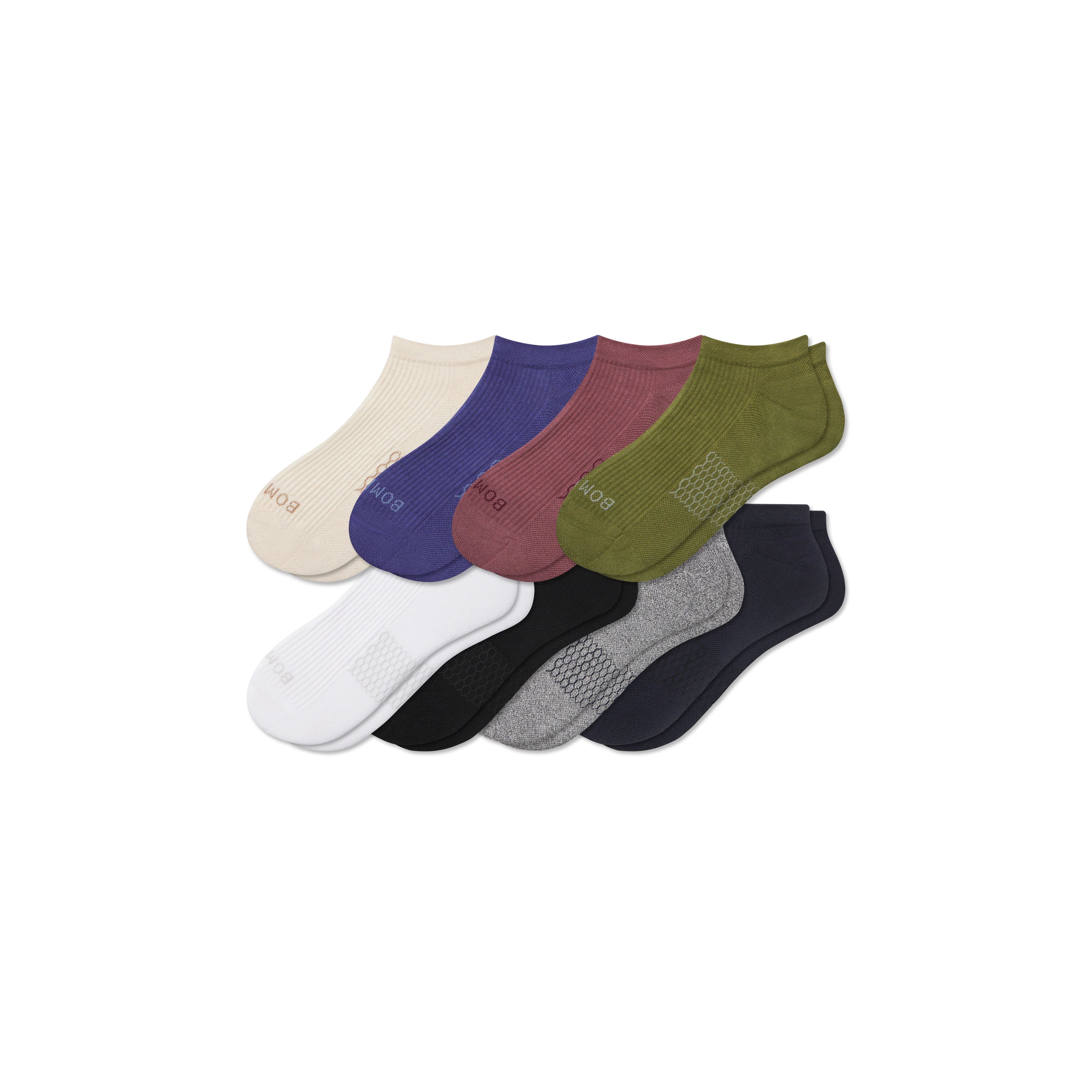 Women's Modern Rib Ankle Sock 8-Pack - Image 7