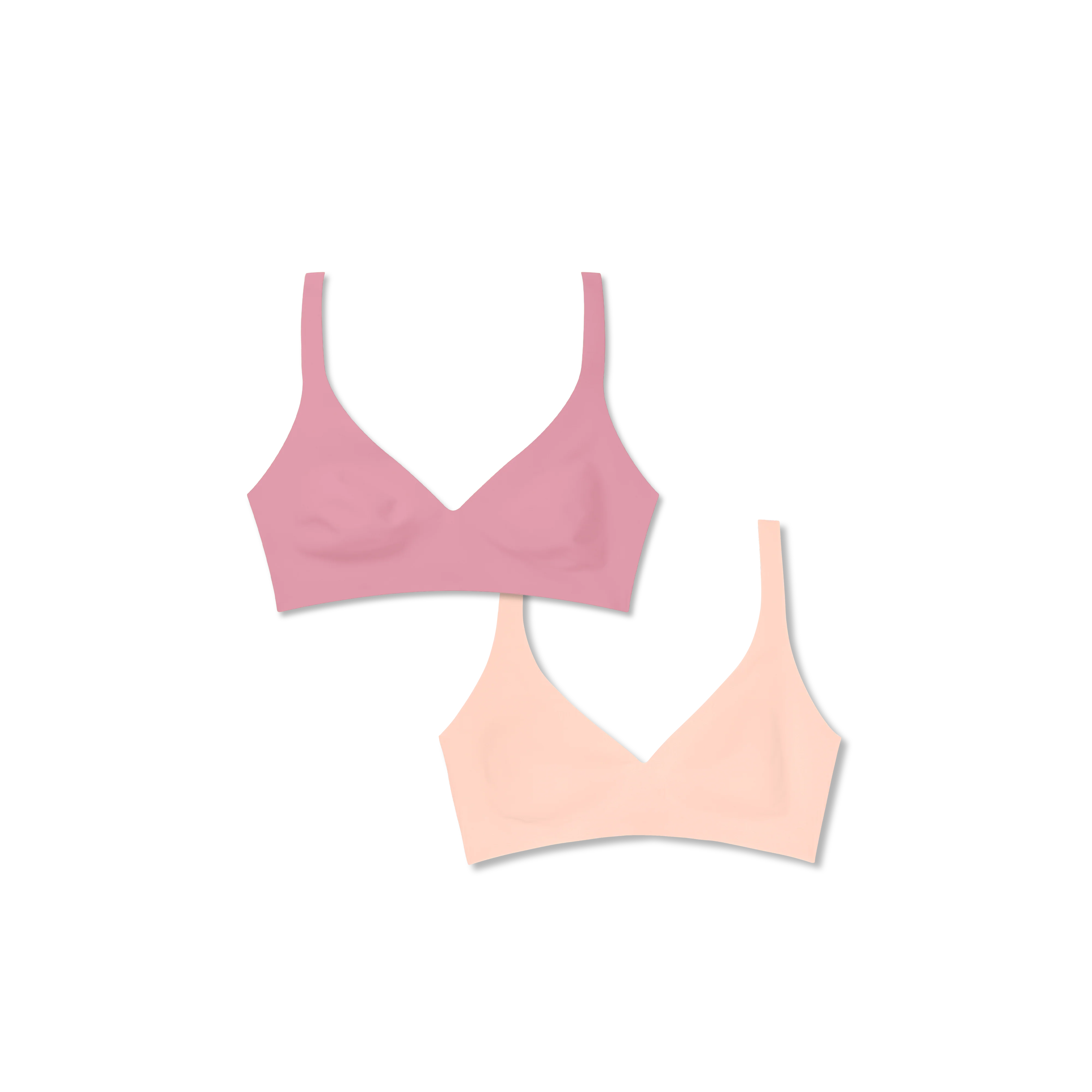 Women’s No Show Plunge Bralette 2-Pack