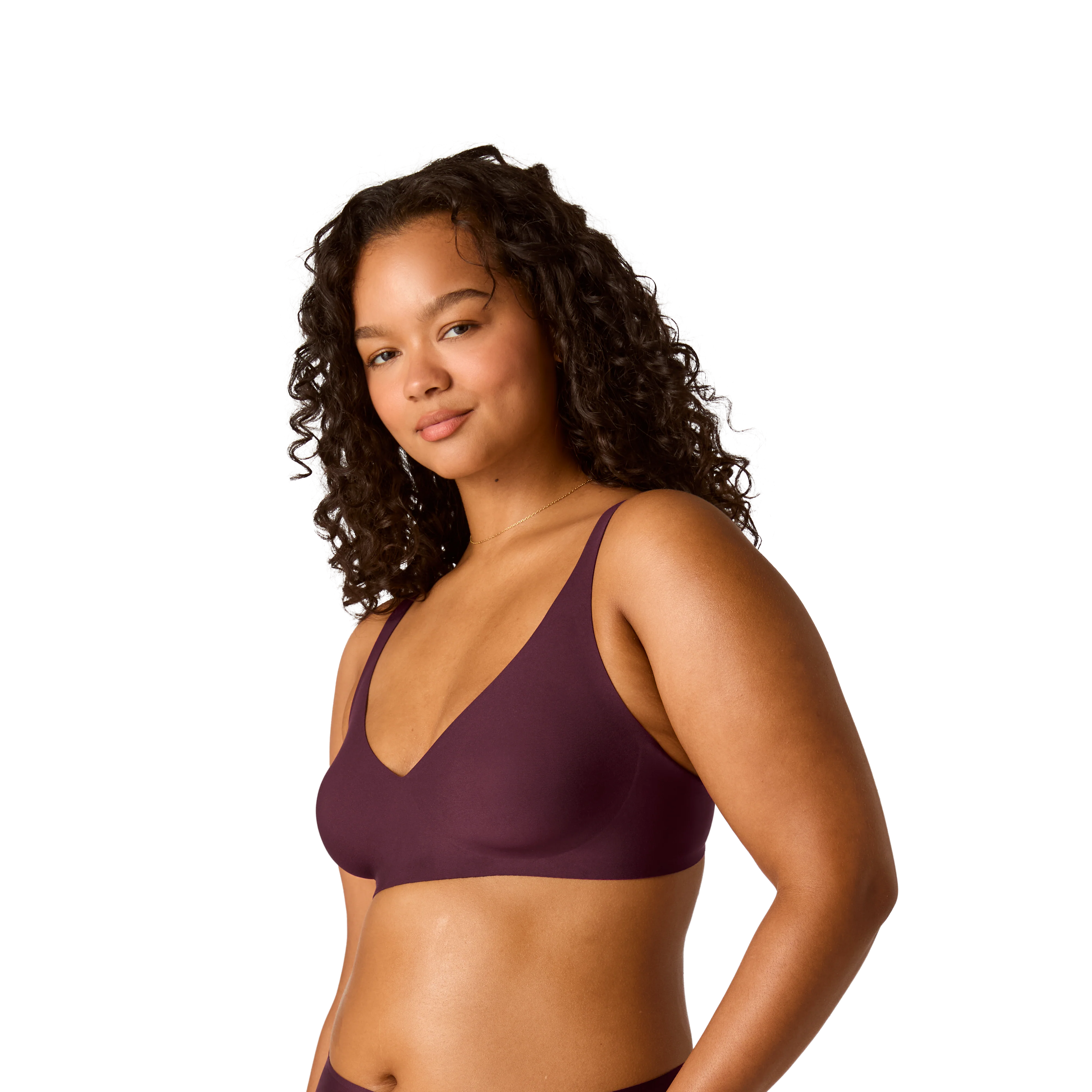 Women's No Show Plunge Bralette - Image 33