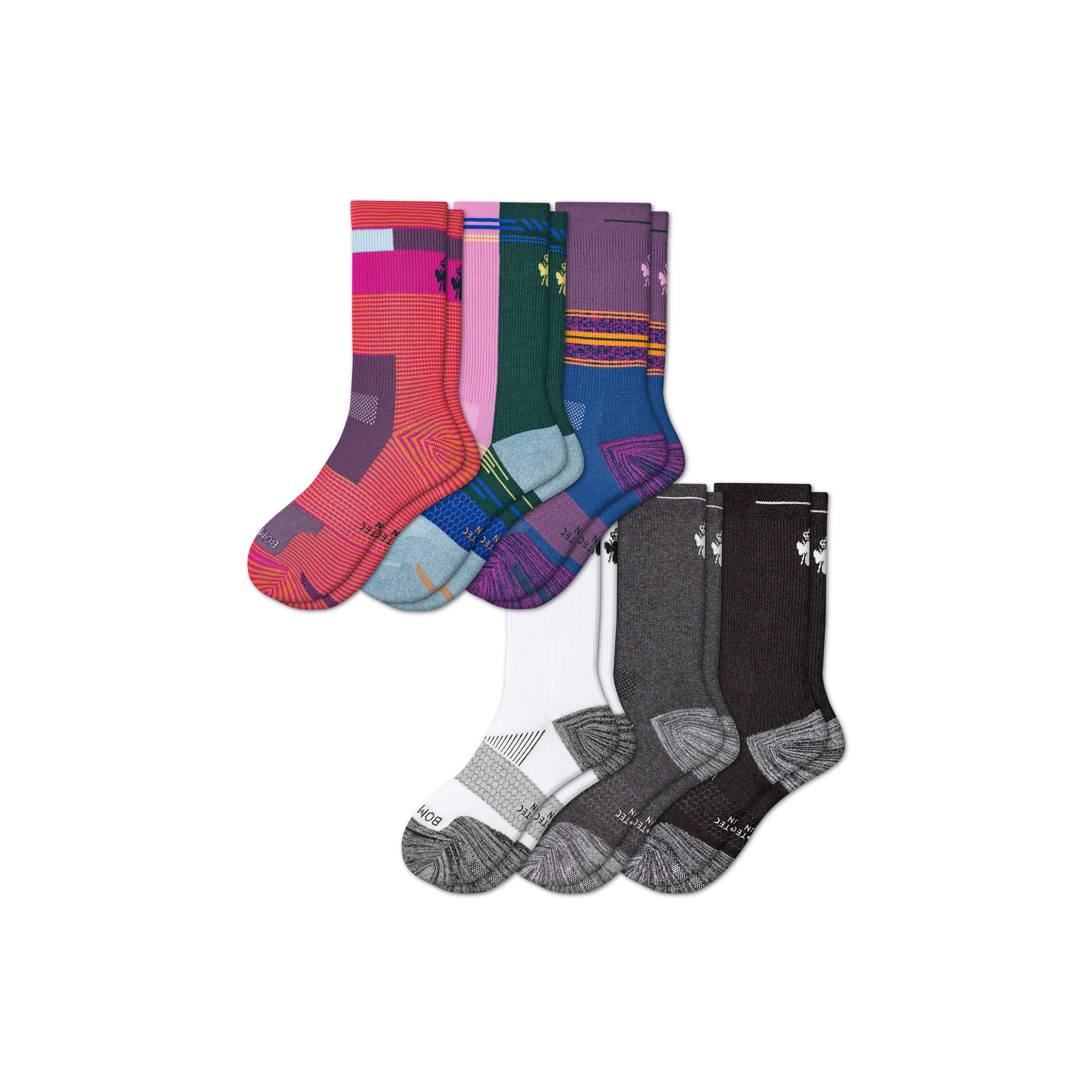 Women's Run Calf Sock 6-Pack - Image 13