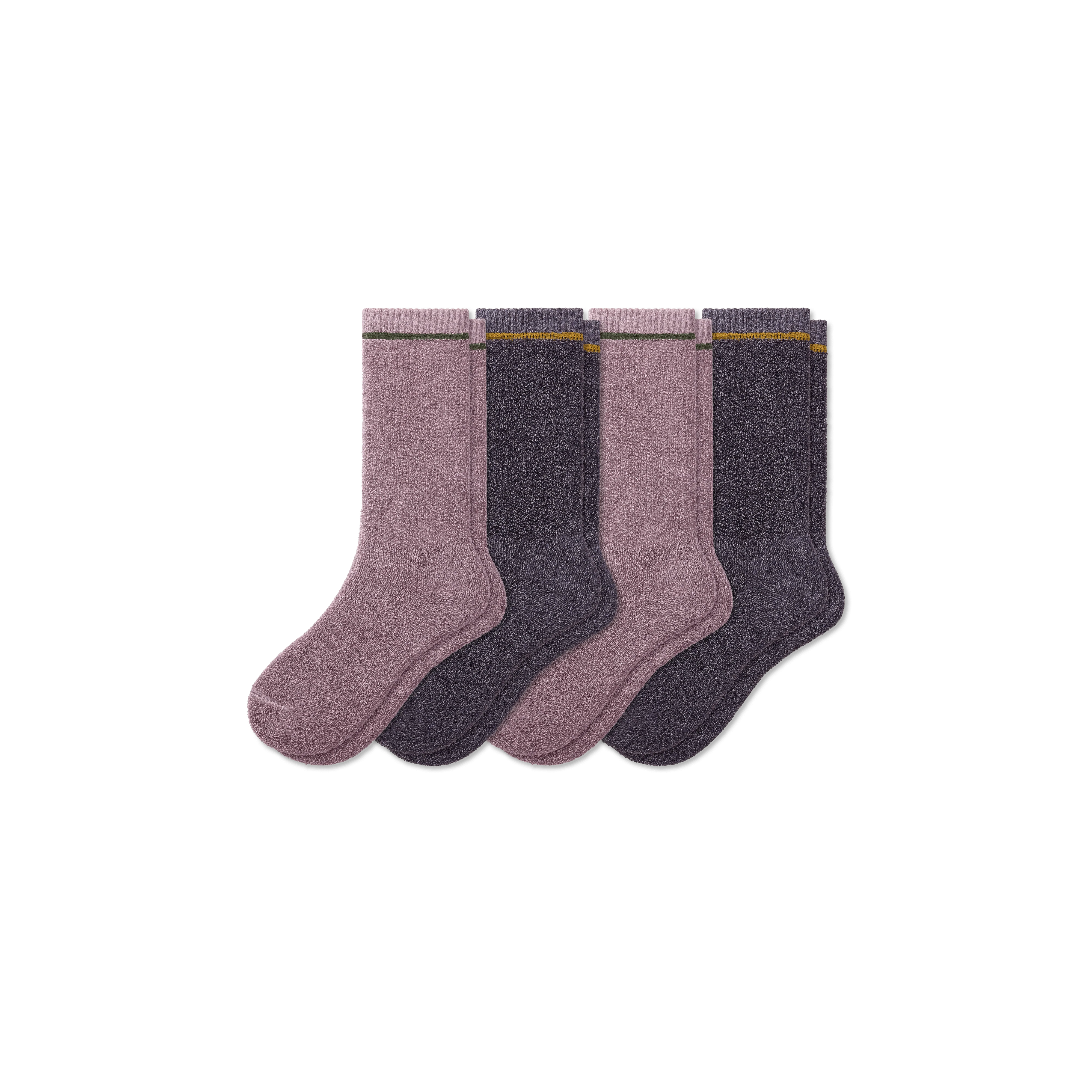 Women's Plush Terry Calf Sock 4-Pack